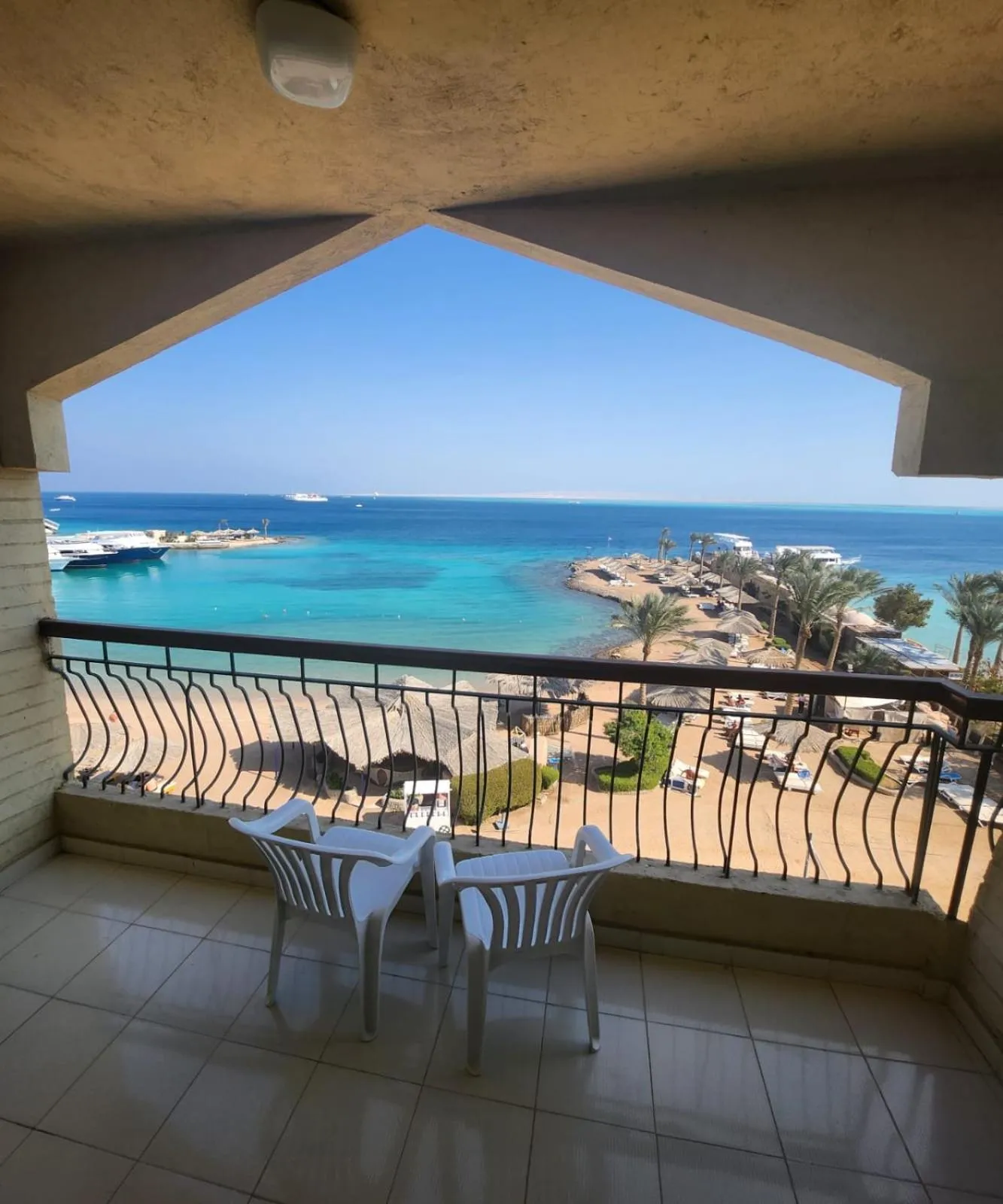 Sea view in Regina Resort and Aqua Park Hurghada