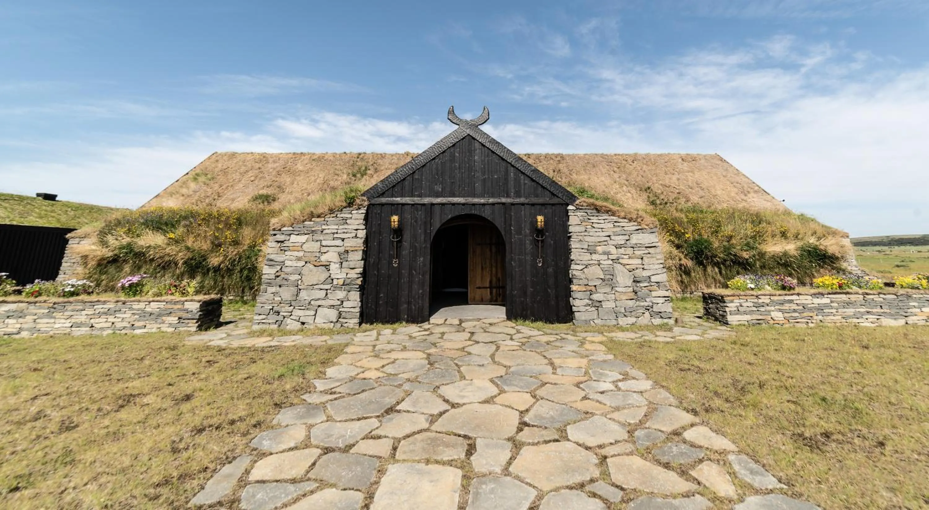 Facade/entrance in Torfhús Retreat