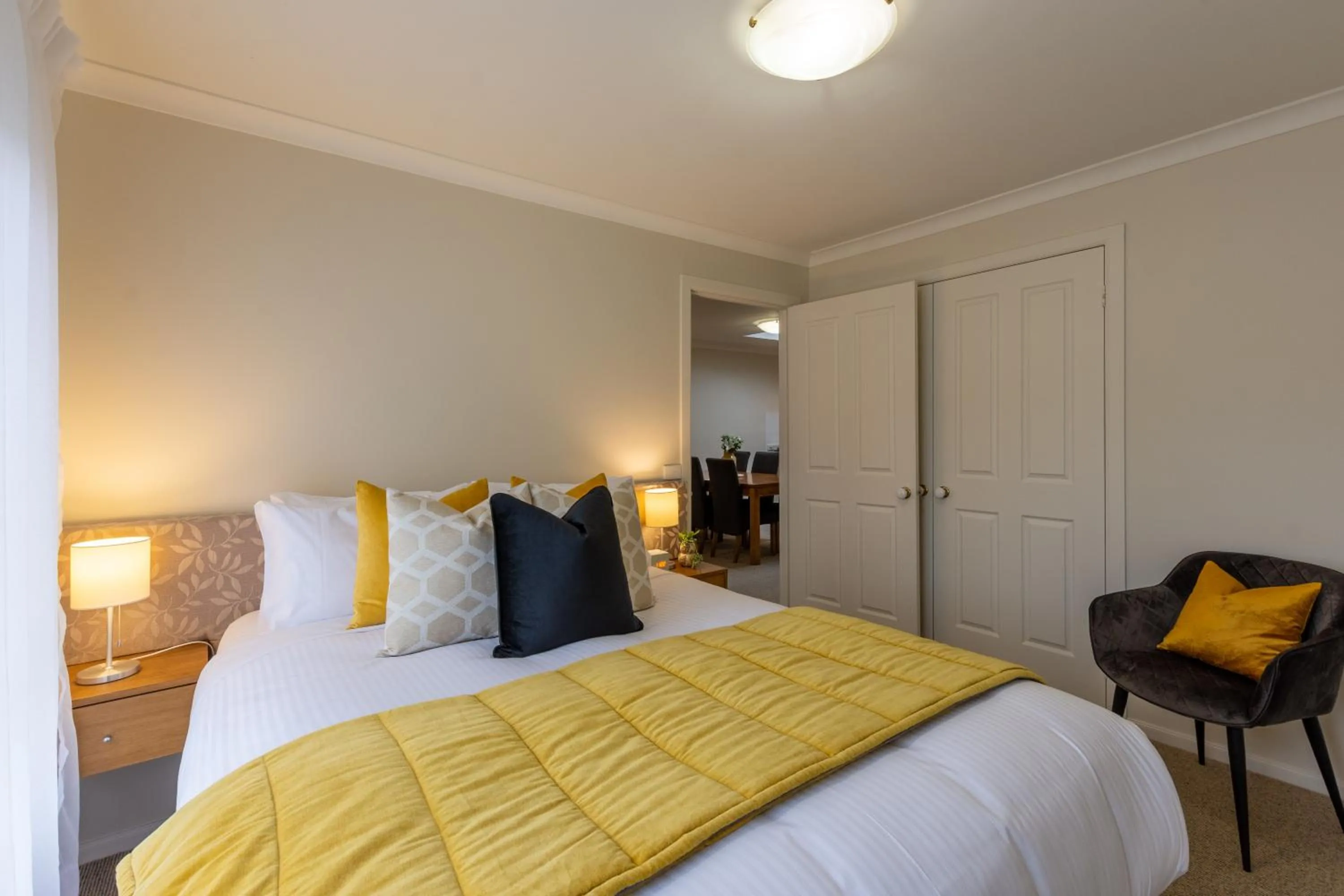 Bed in Lifestyle Apartments at Ferntree