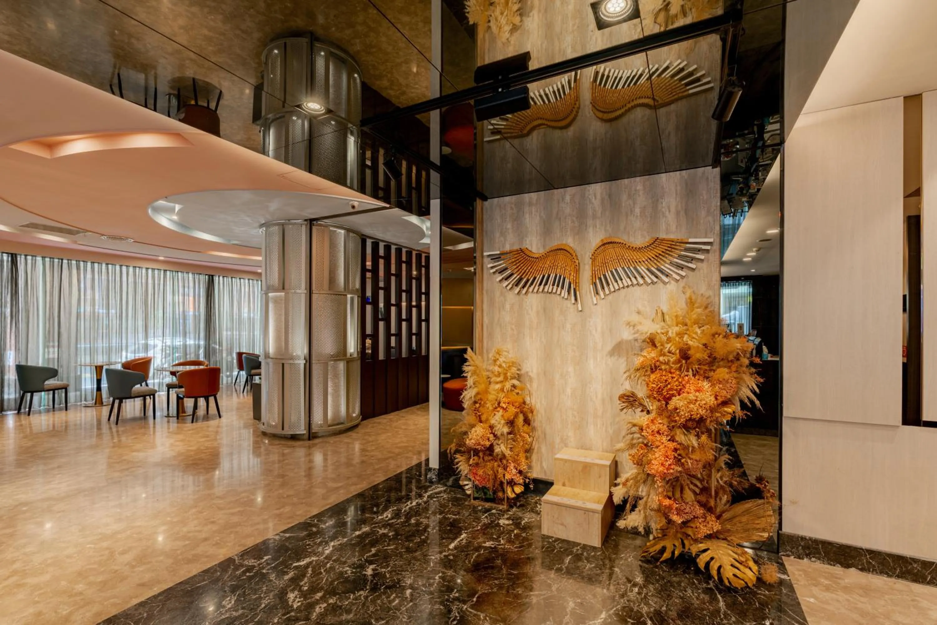 Decorative detail in Hotel Geight Taipei