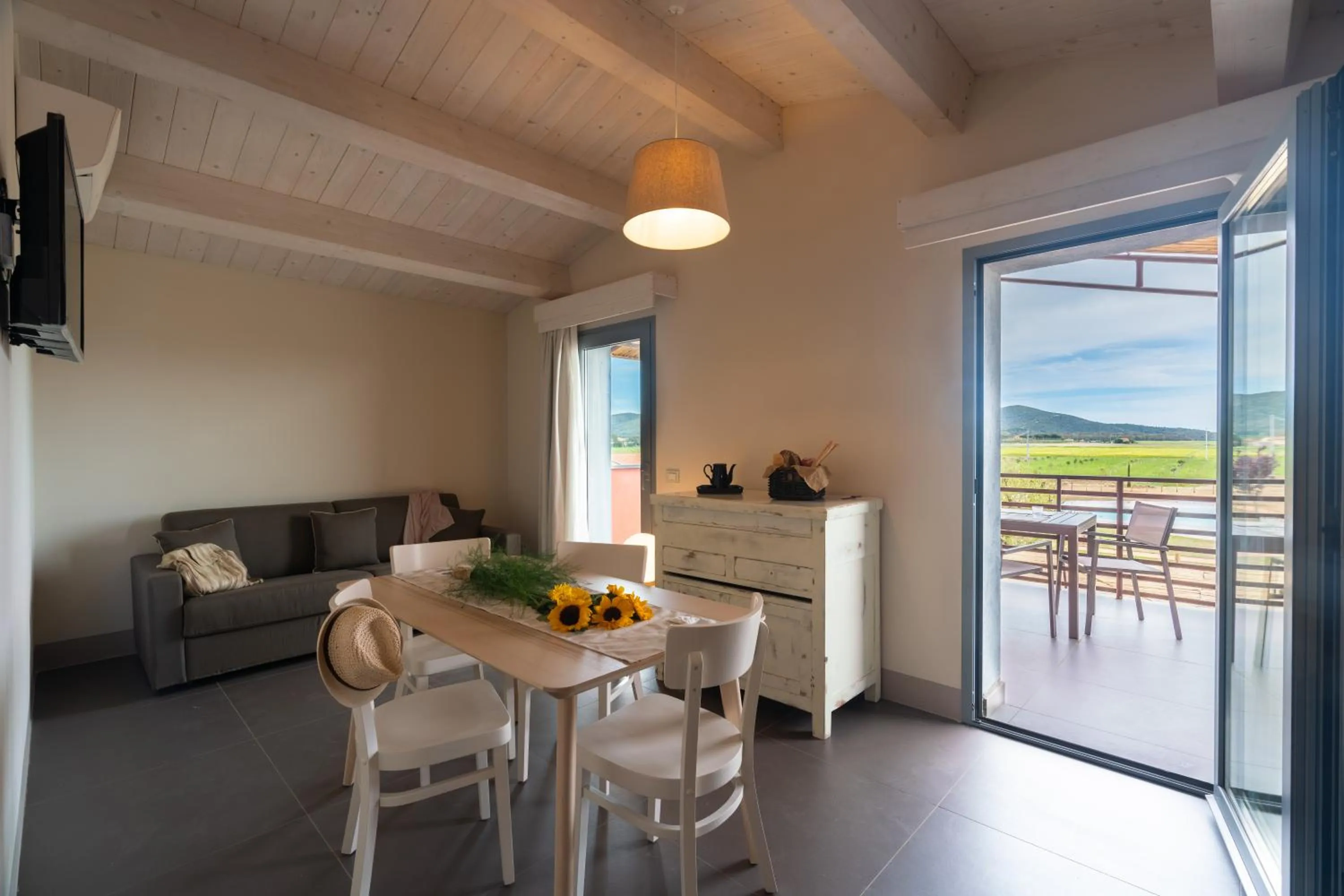 Balcony/Terrace in Podere Maremma Spa & Ristorante