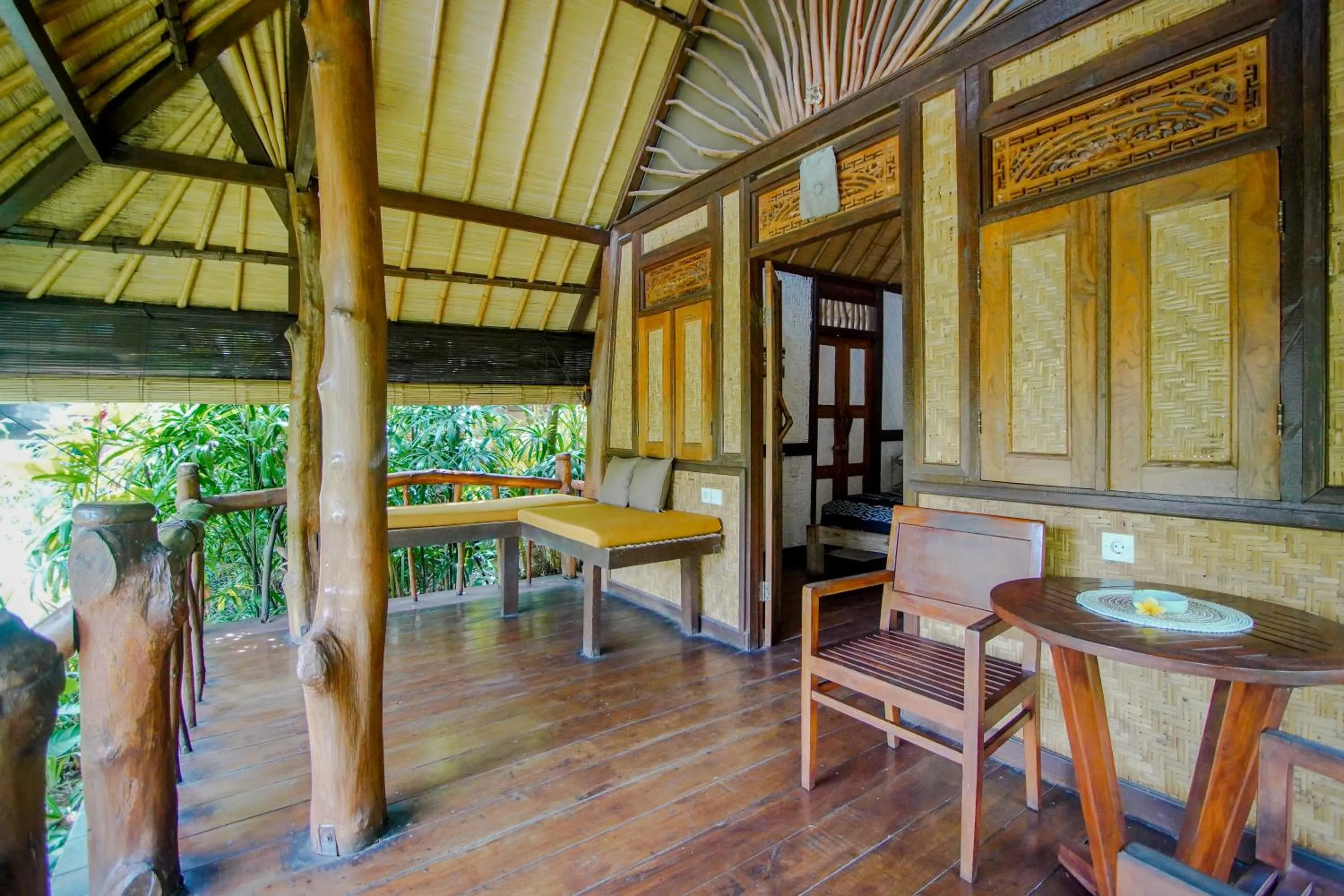 Balcony/Terrace in The Calmtree Bungalows