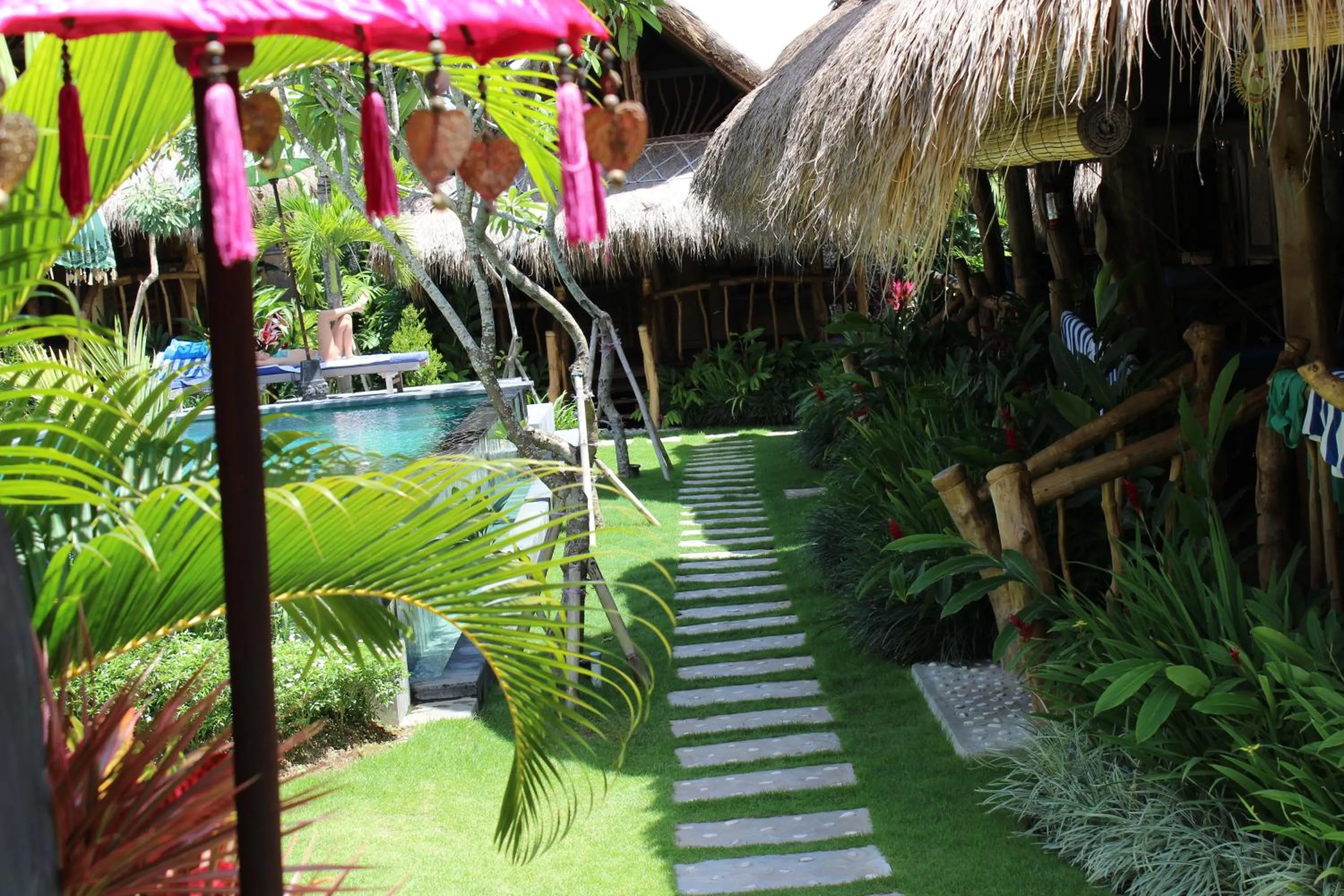 Garden in The Calmtree Bungalows