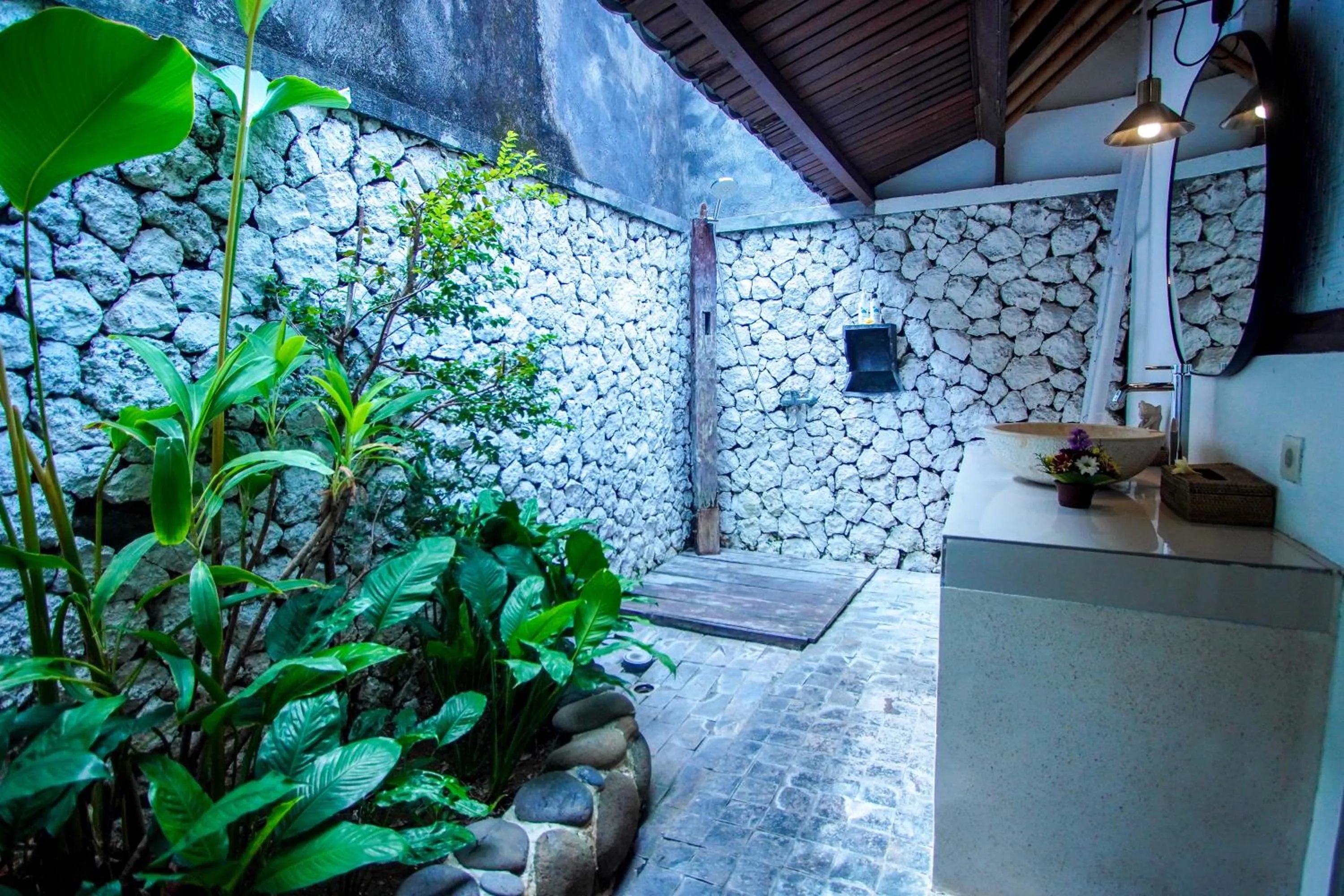 Bathroom in The Calmtree Bungalows