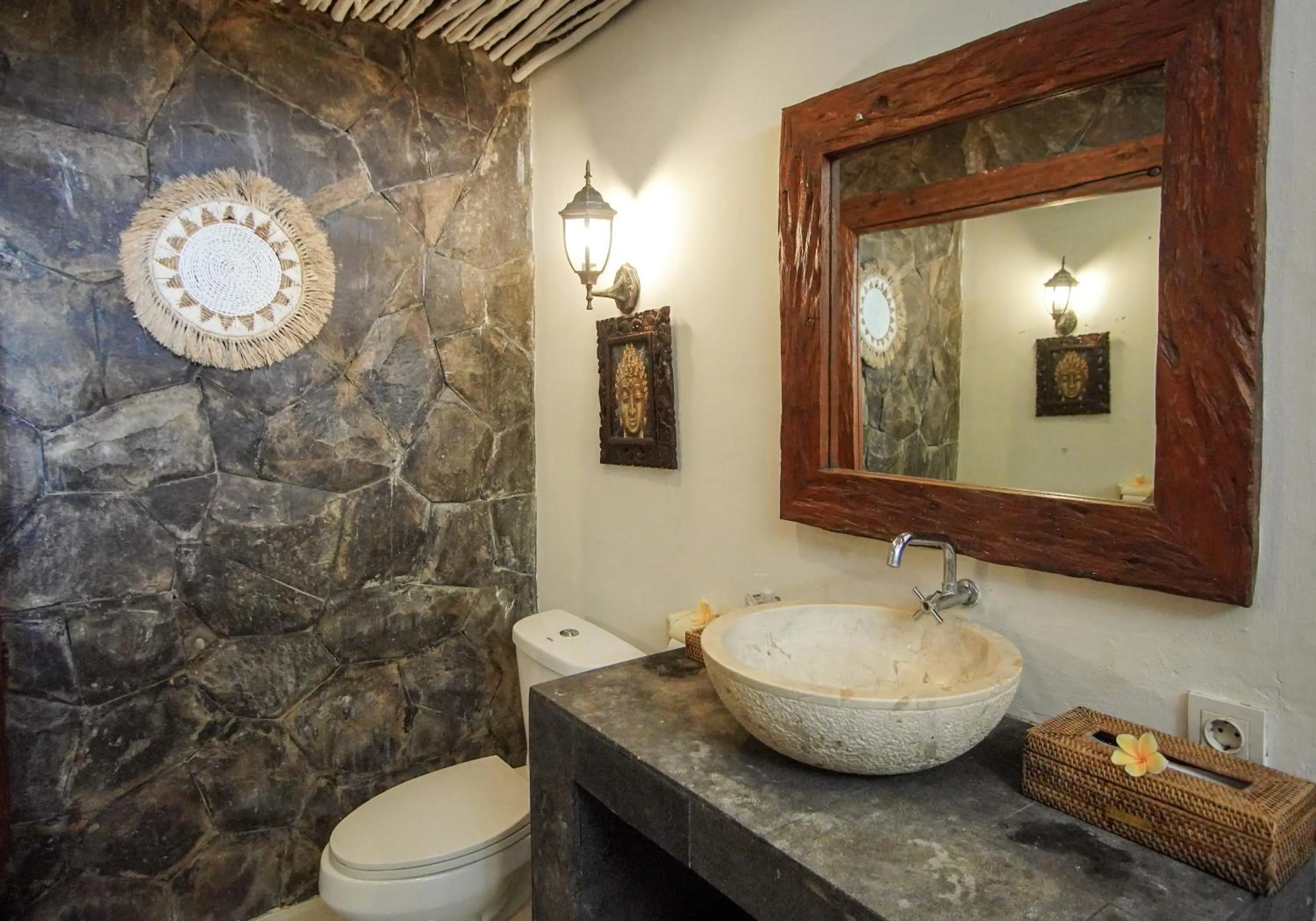 Bathroom in The Calmtree Bungalows