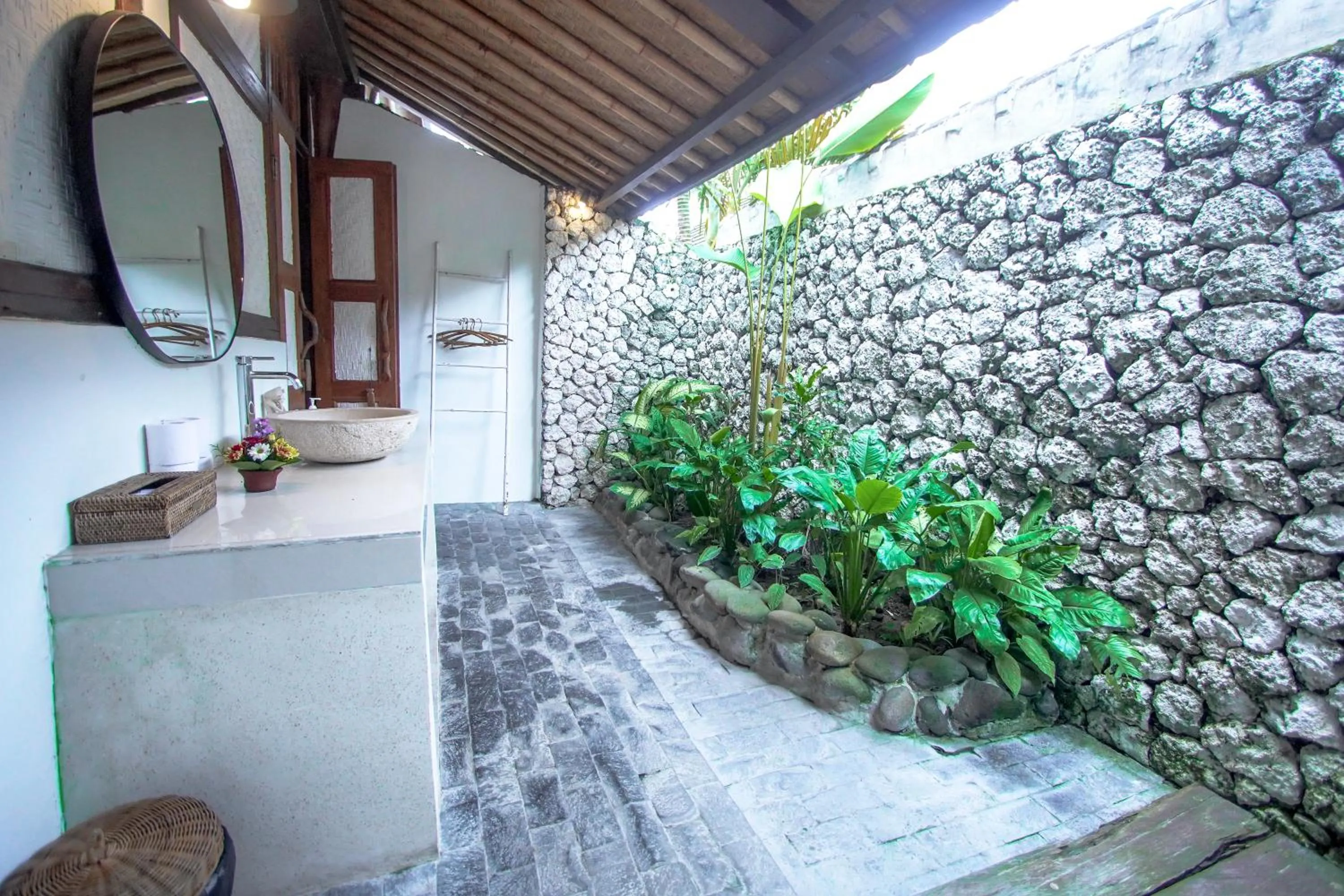 Bathroom in The Calmtree Bungalows