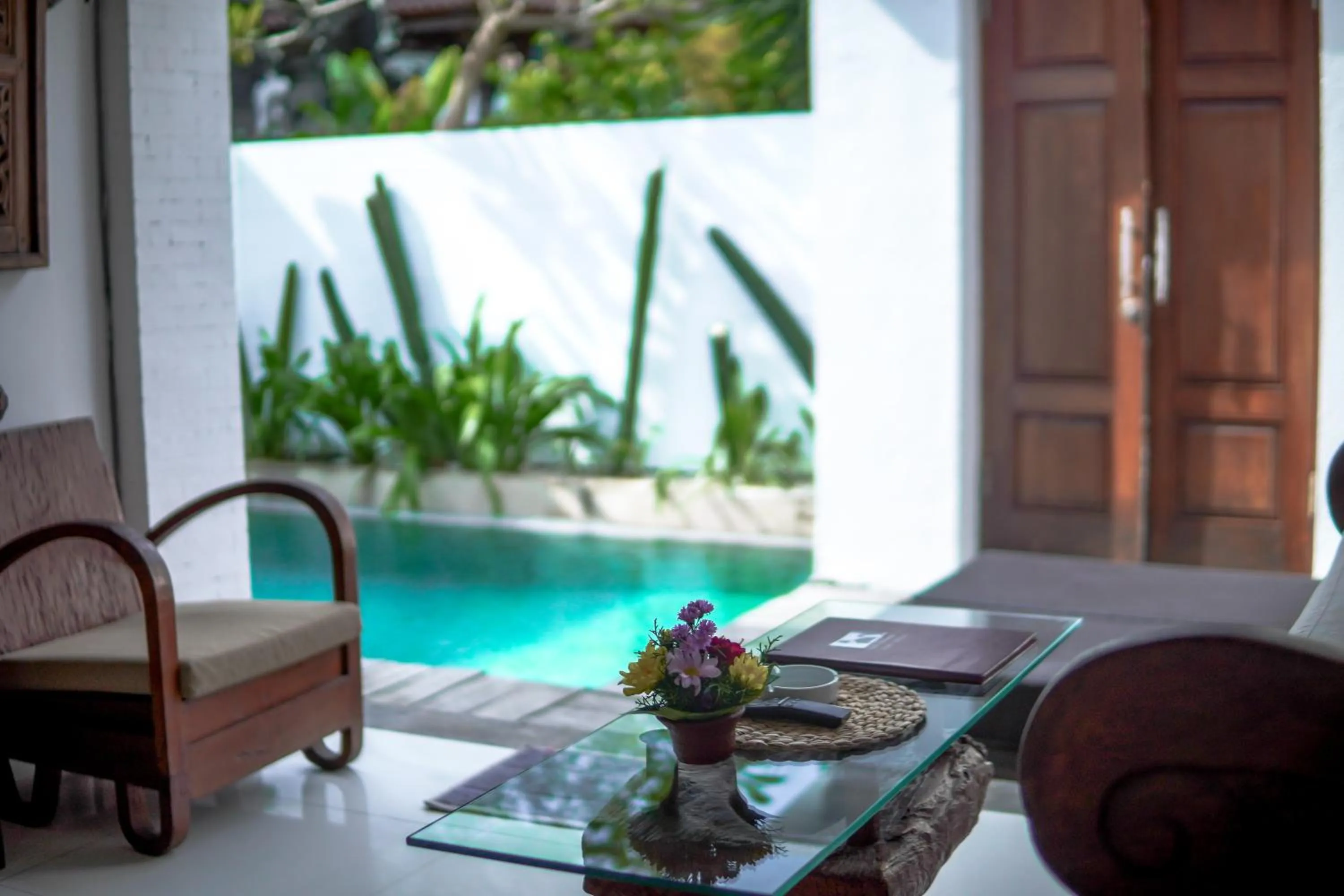 Living room in The Calmtree Bungalows