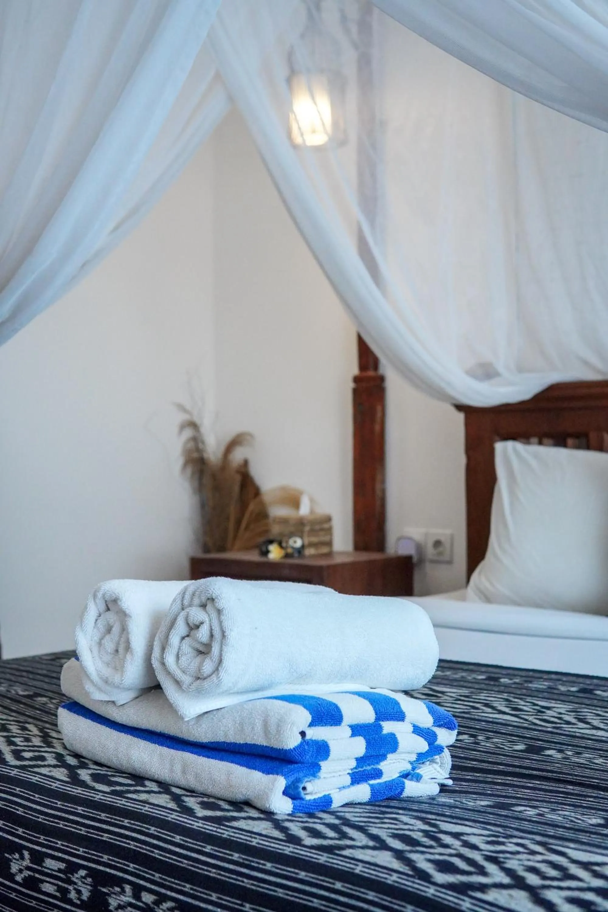 Bedroom, Bed in The Calmtree Bungalows