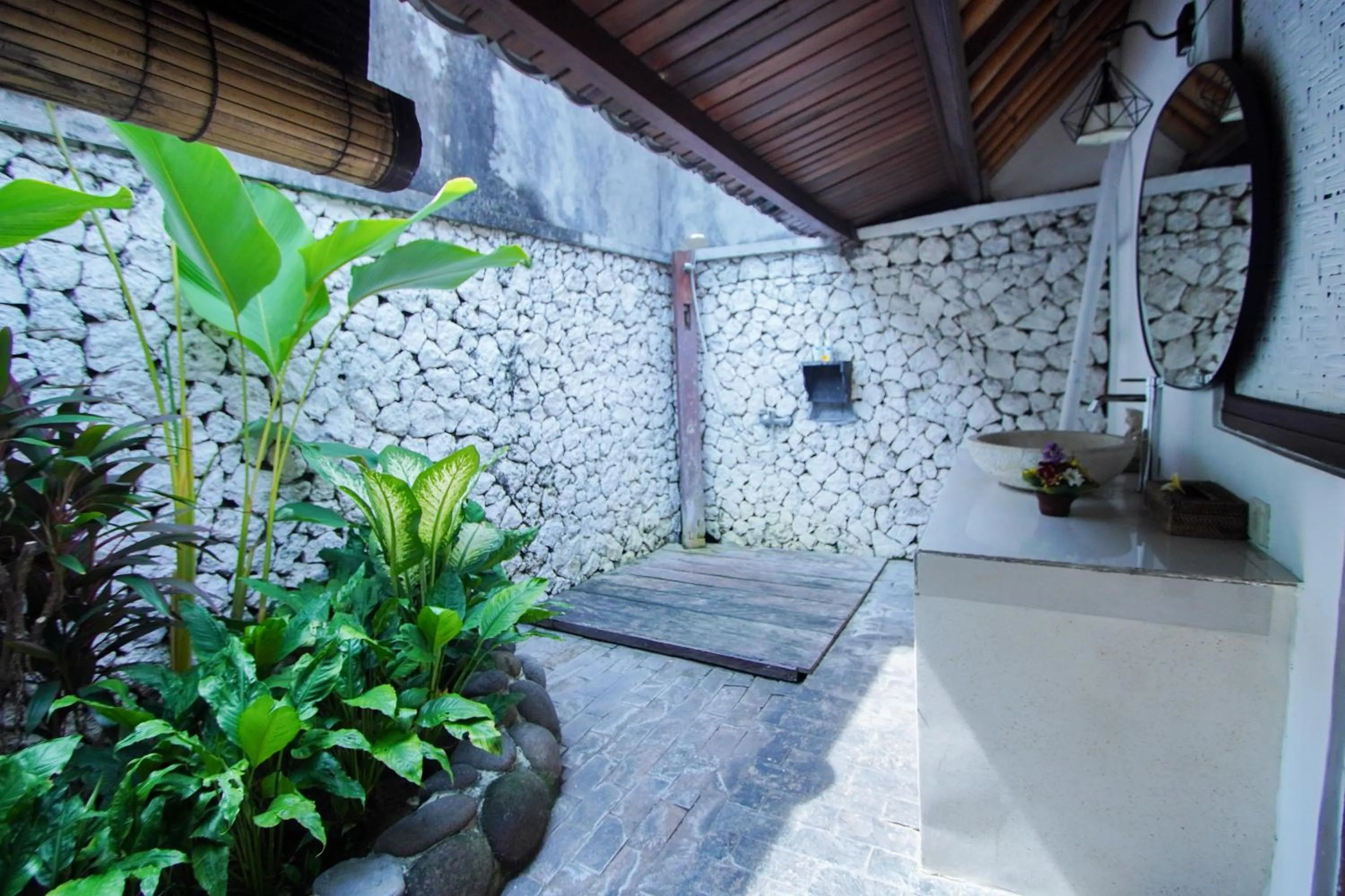 Bathroom in The Calmtree Bungalows