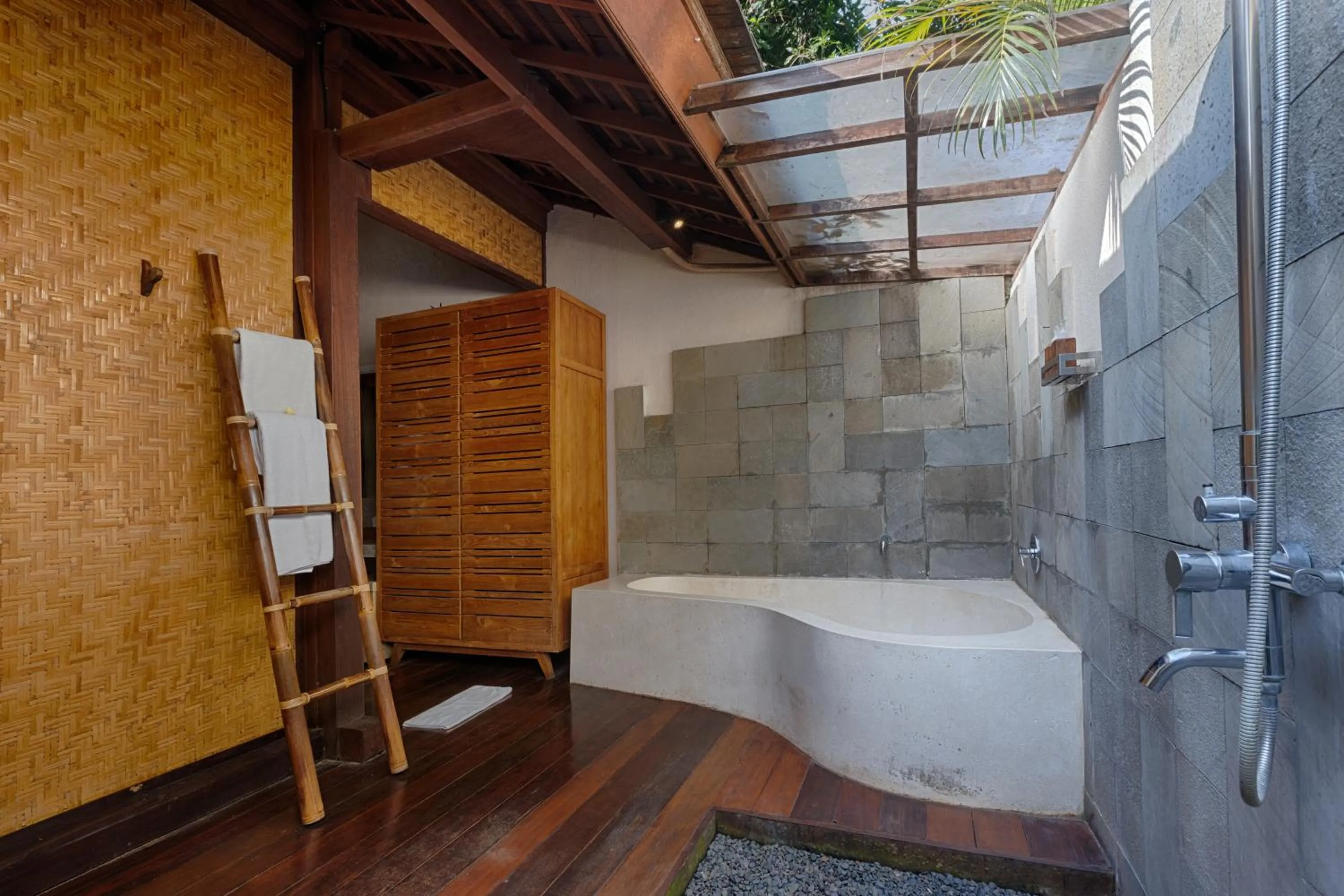 Shower in Ubud Padi Villas