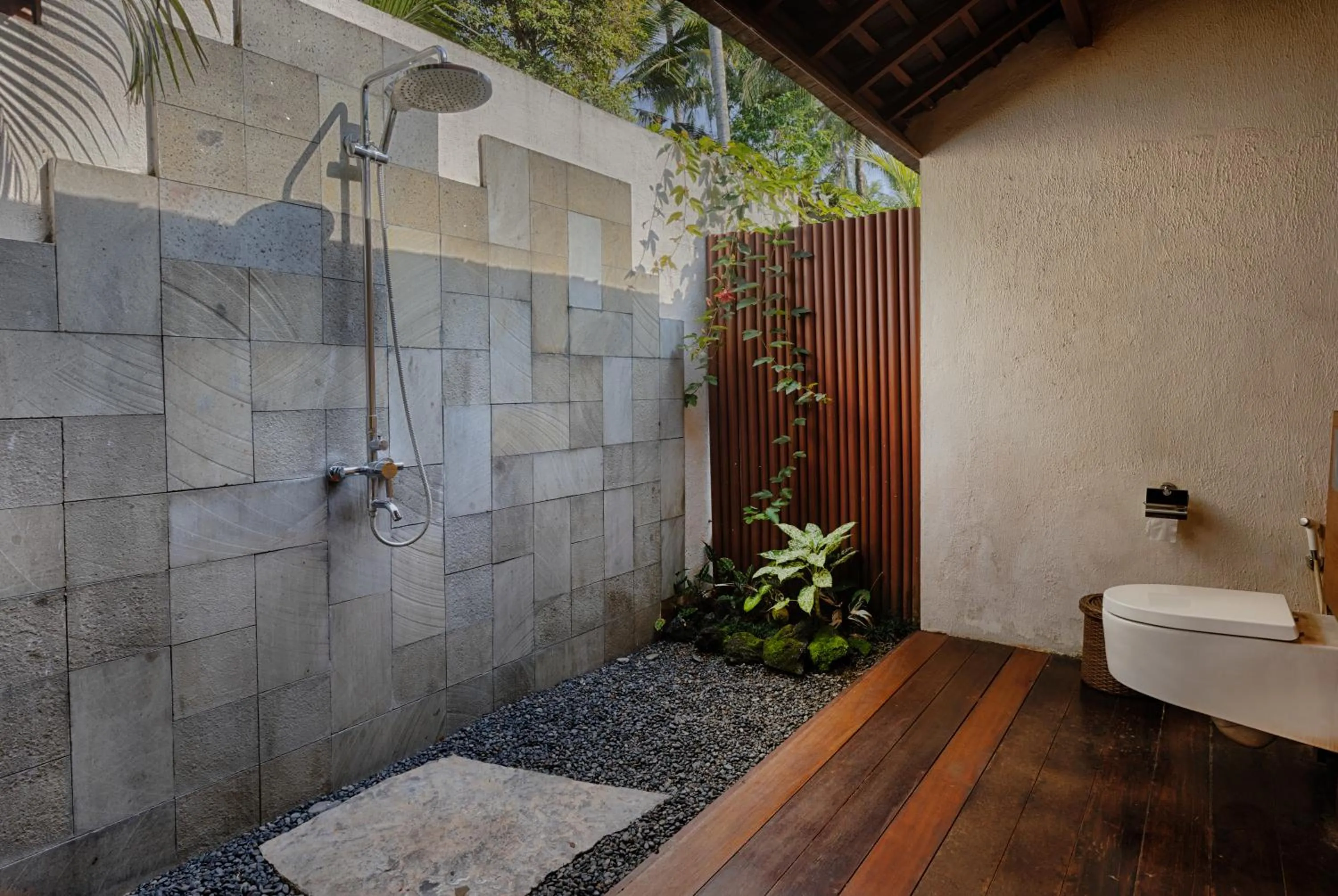 Shower in Ubud Padi Villas