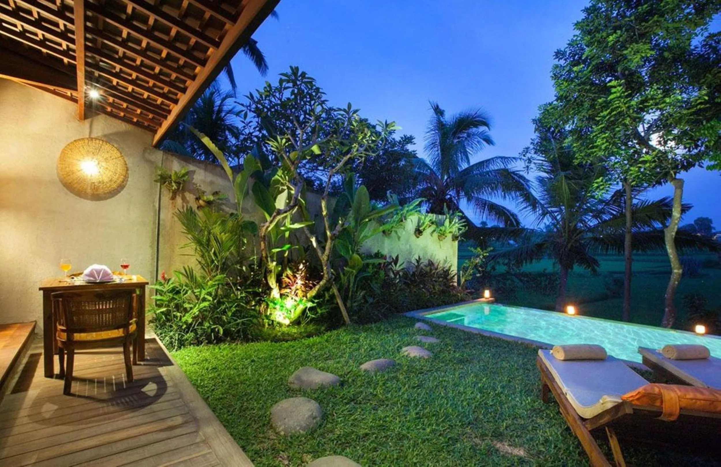 Swimming pool in Ubud Padi Villas