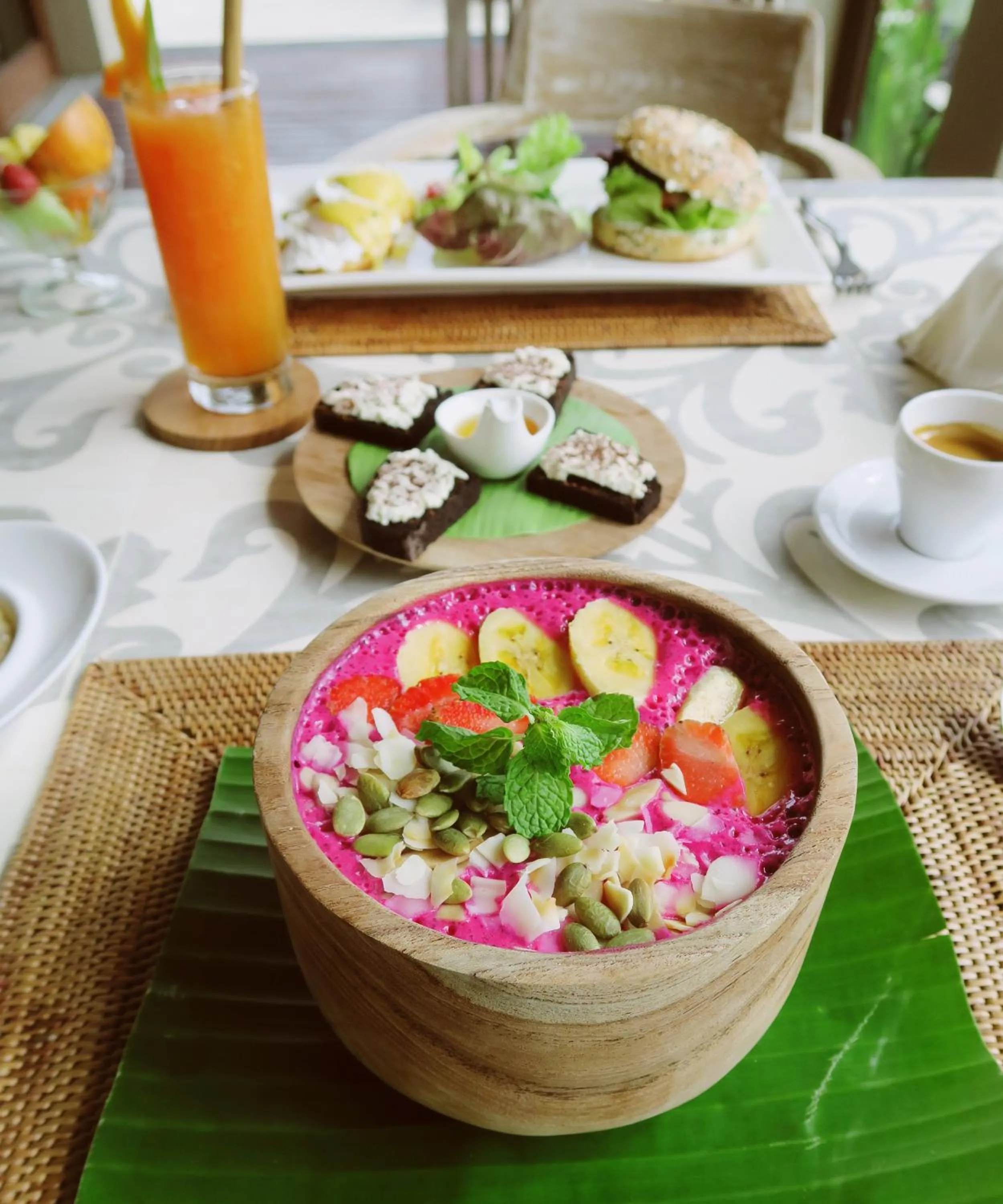 Restaurant/places to eat in The Griya Villas and Spa