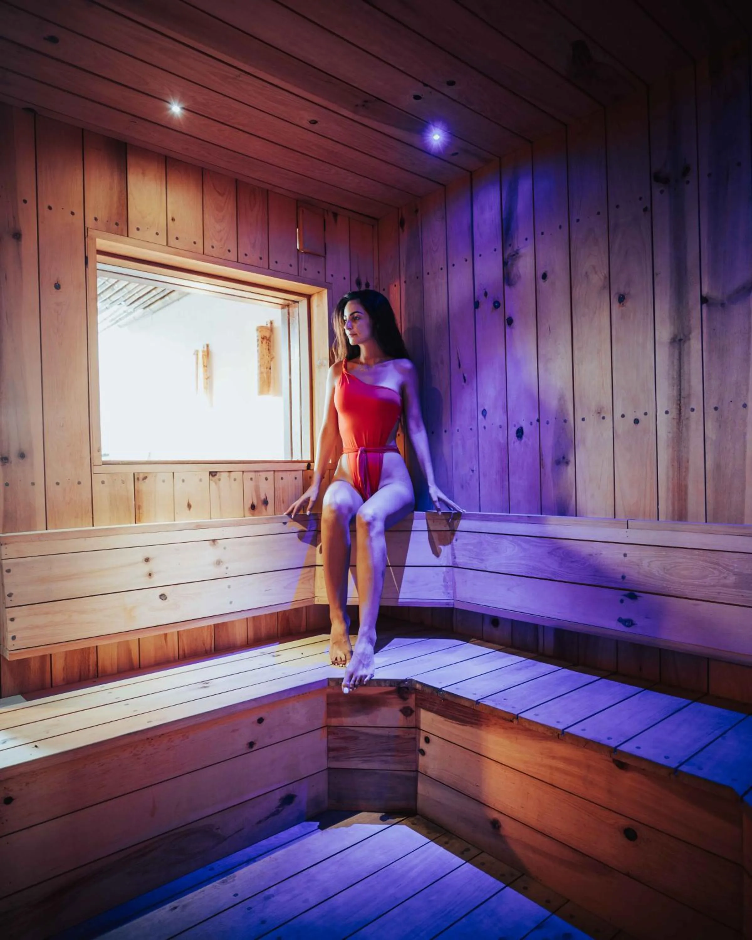 Sauna in The Griya Villas and Spa