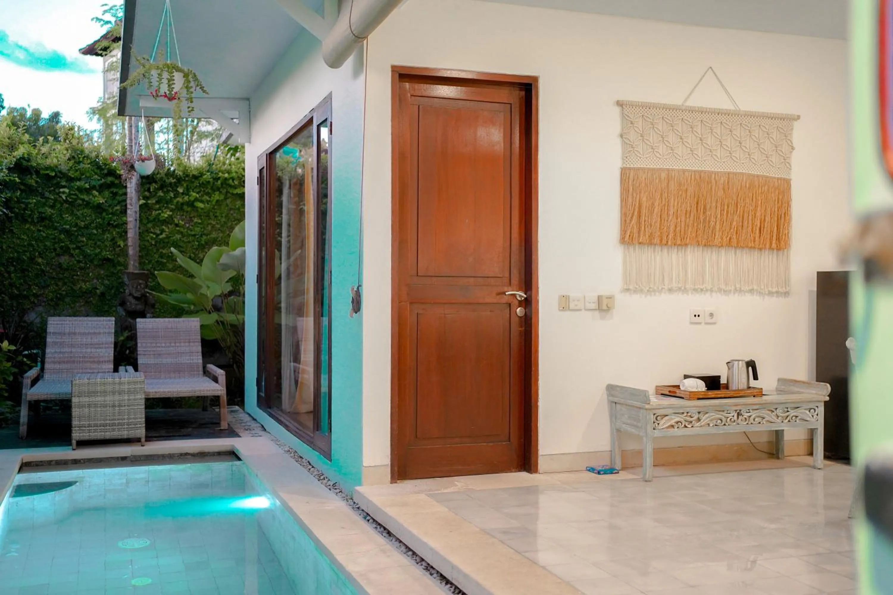 Pool view in New Pondok Sara Villas