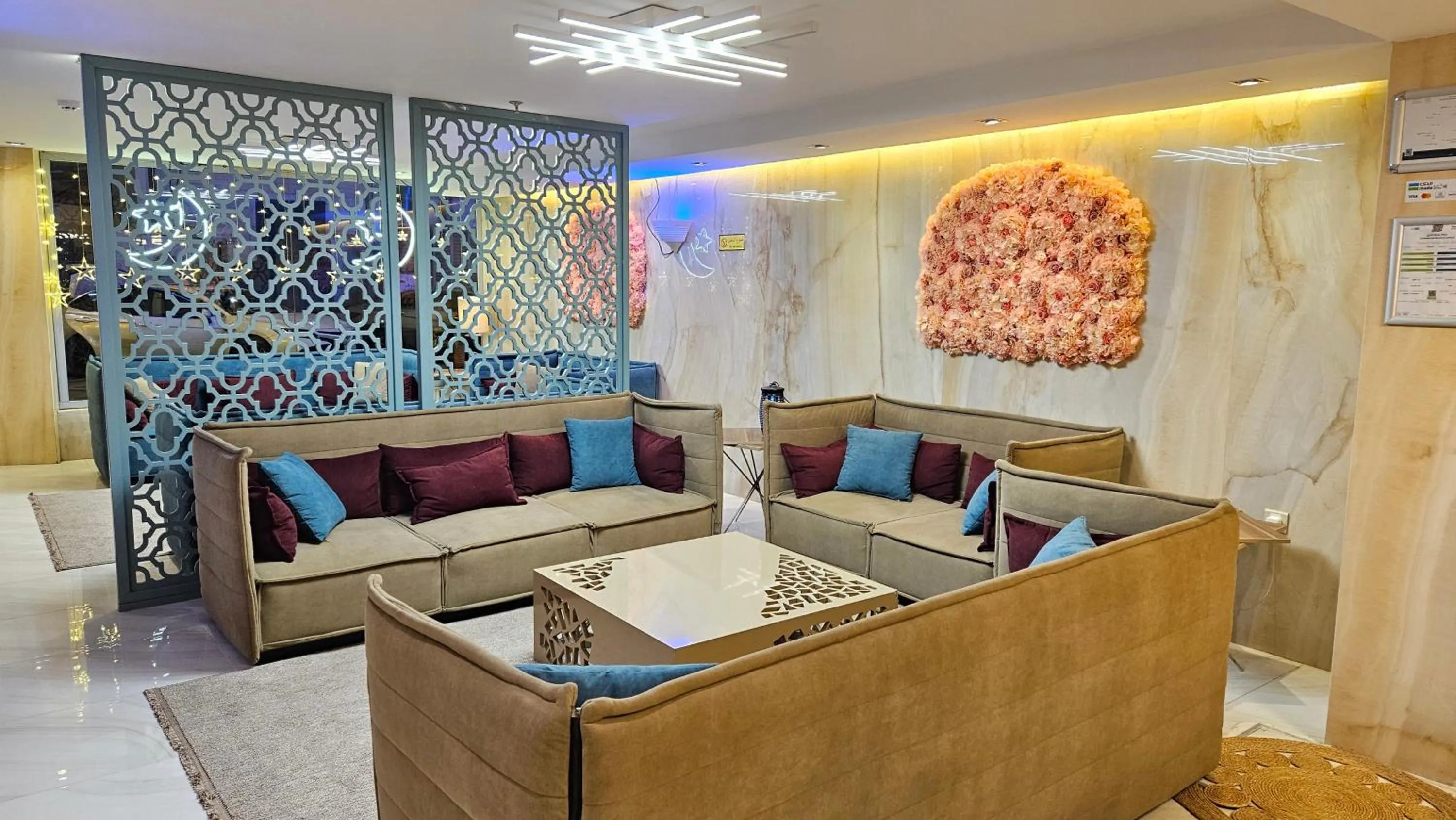 Lobby or reception in Rahhal AlBahr Serviced Apartments