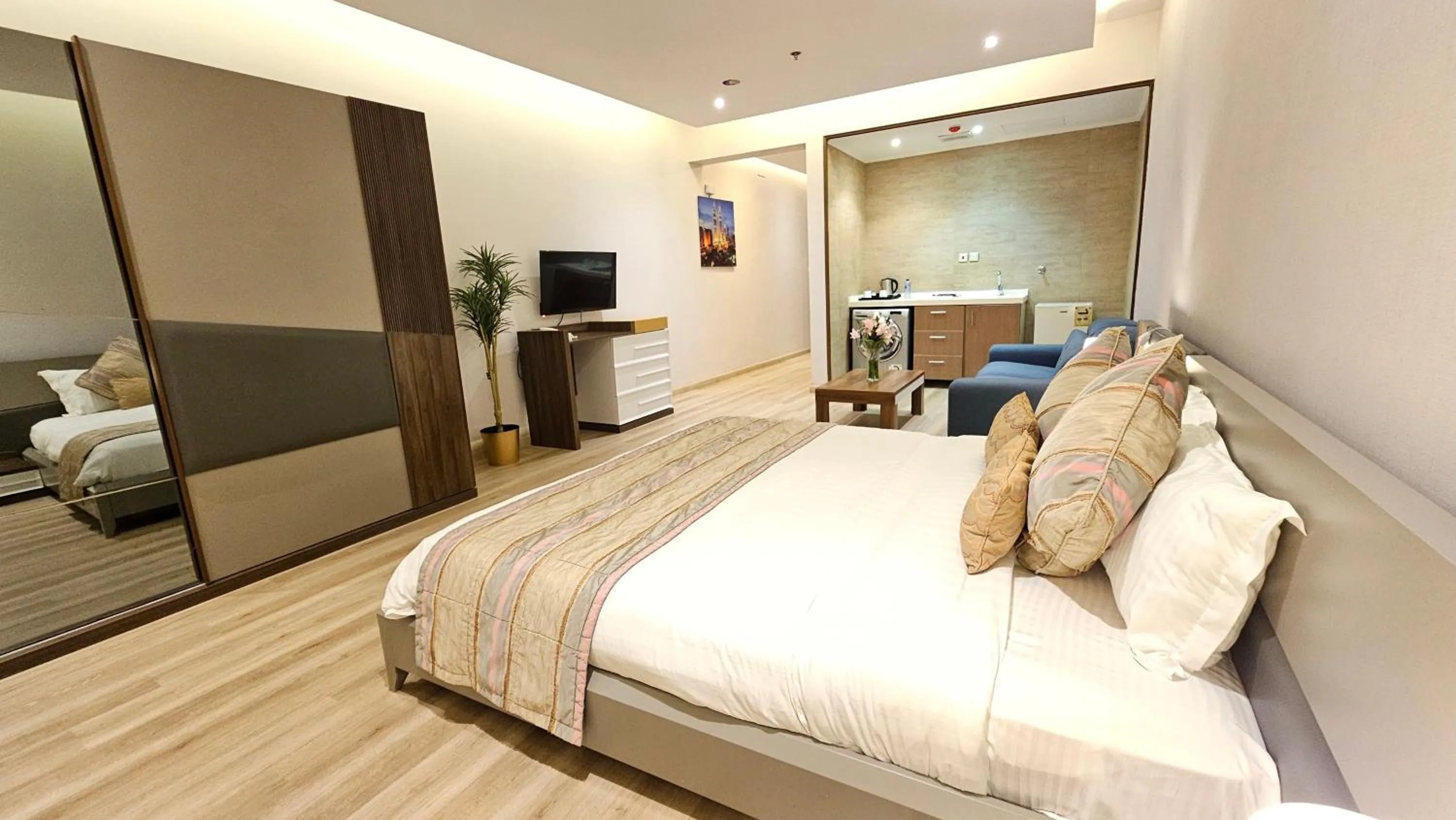 Bed in Rahhal AlBahr Serviced Apartments