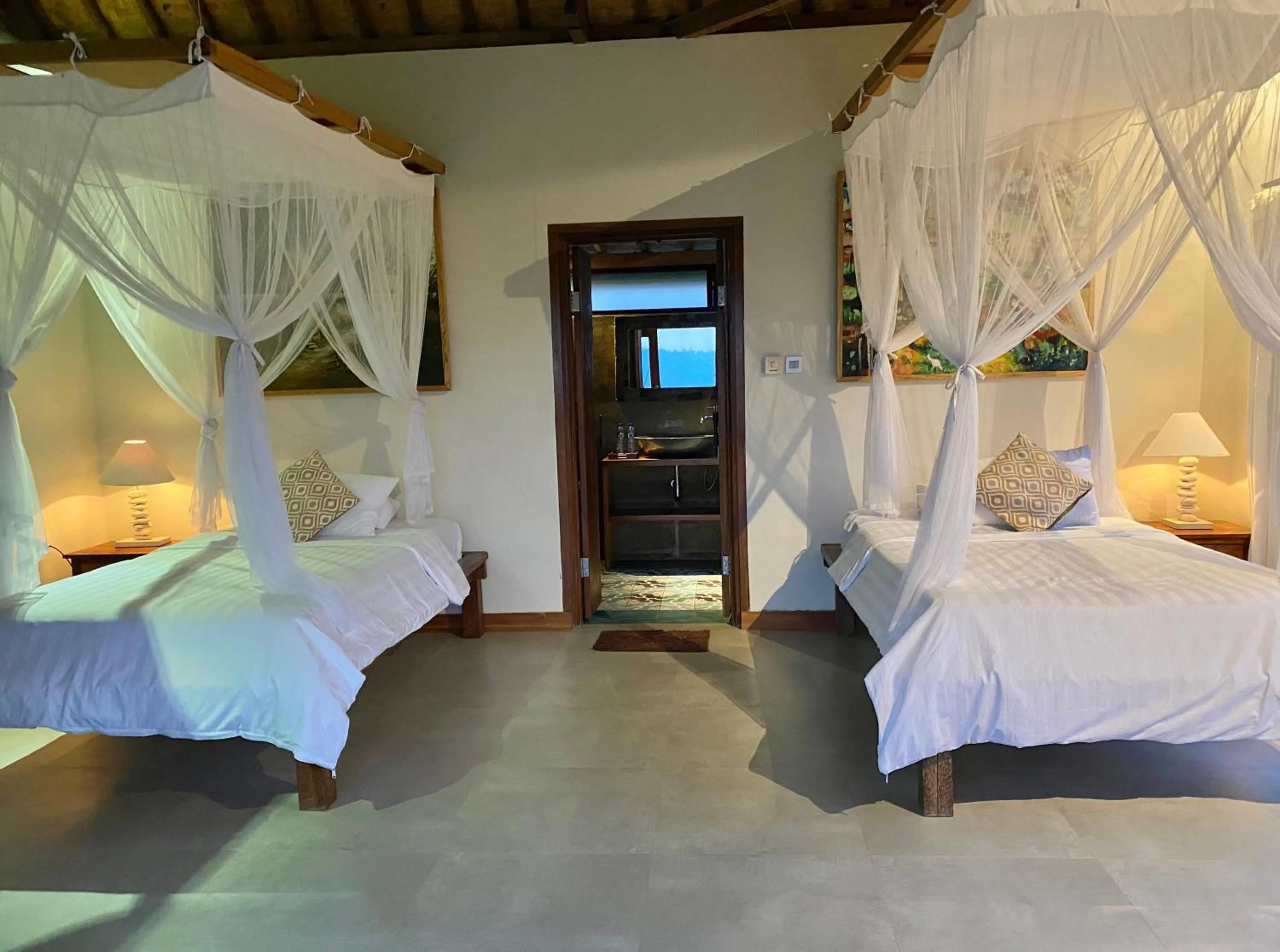 Bedroom, Bed in Sawah Indah Villa