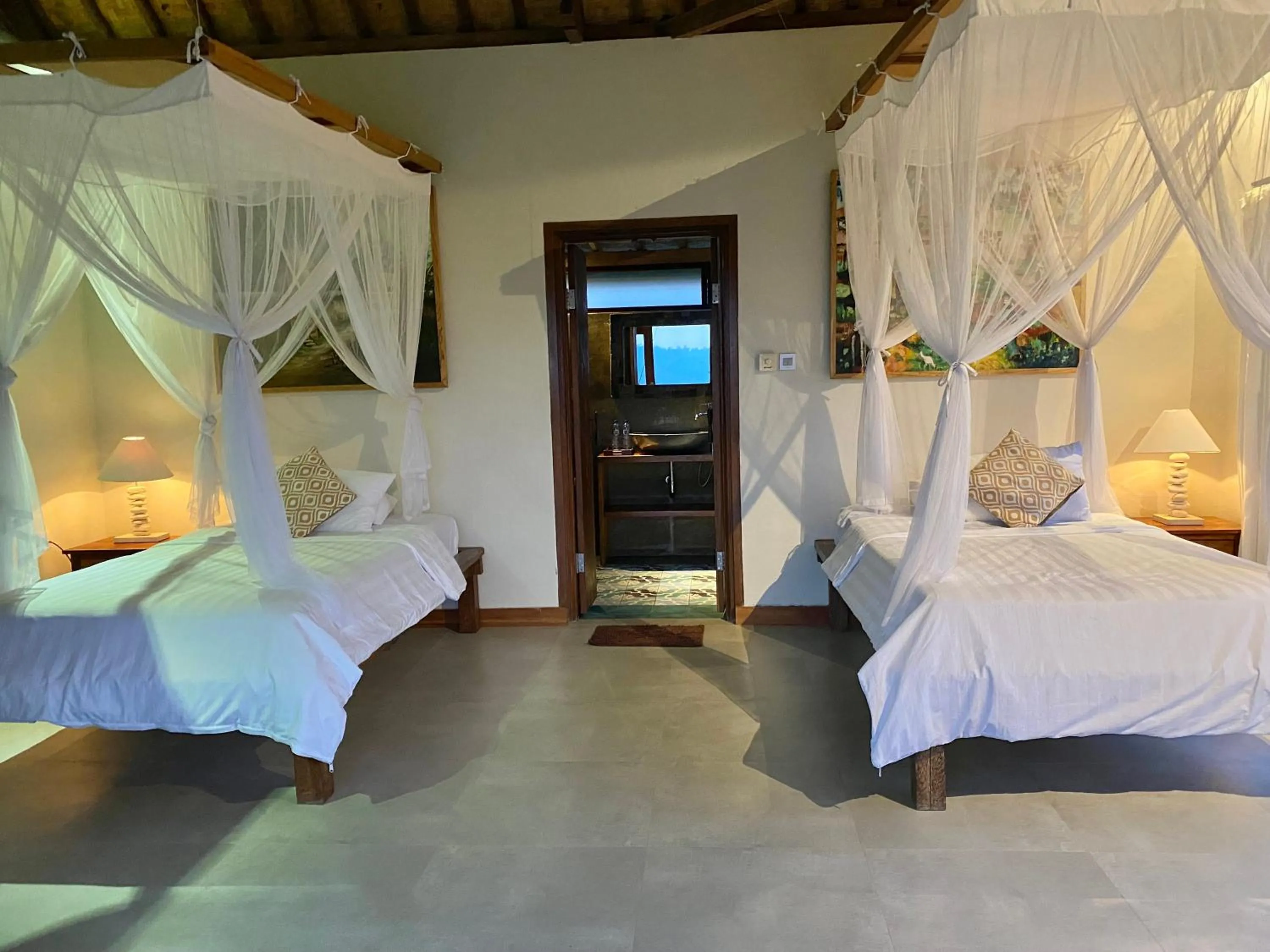 Bedroom, Bed in Sawah Indah Villa