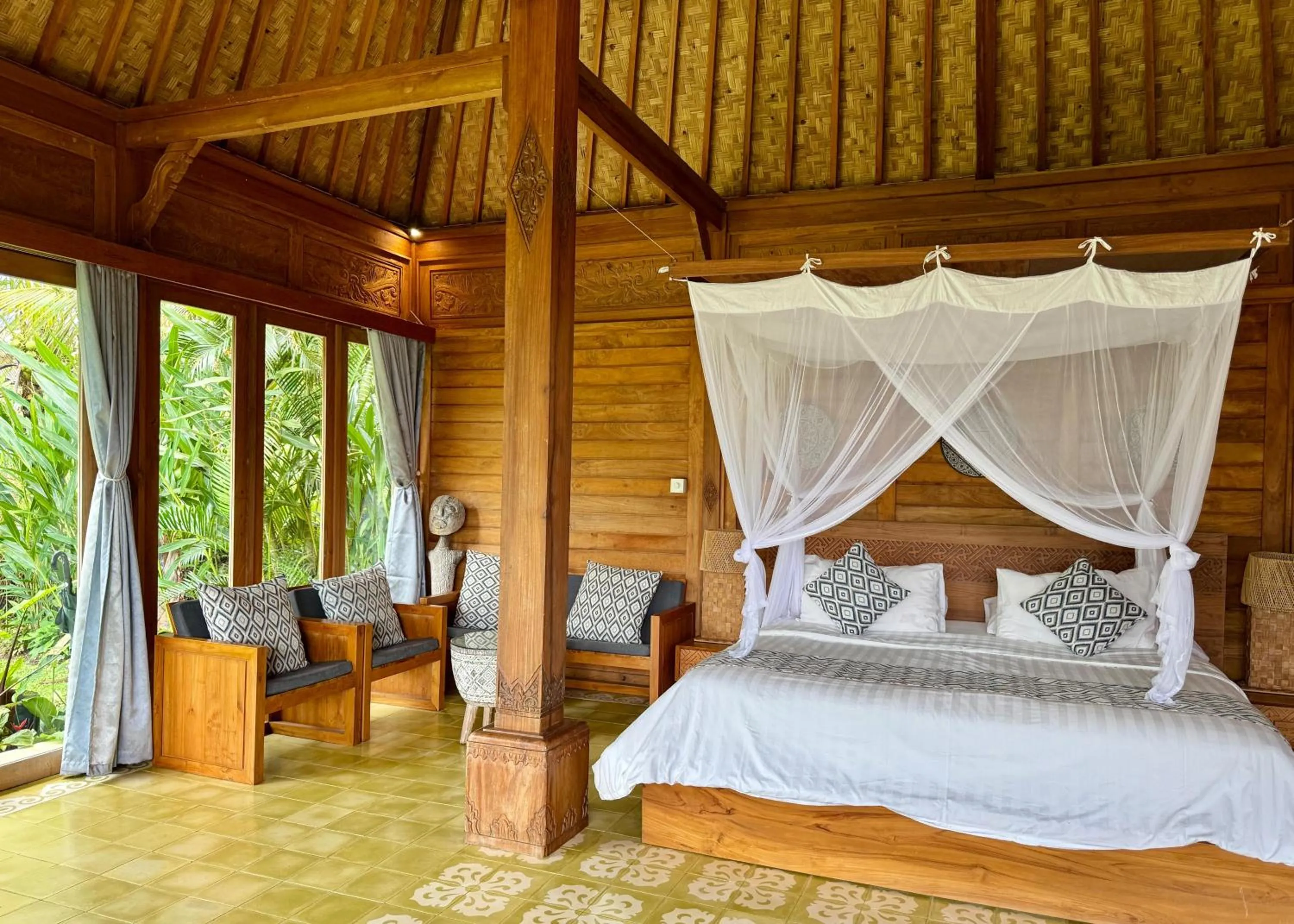 Bed in Sawah Indah Villa