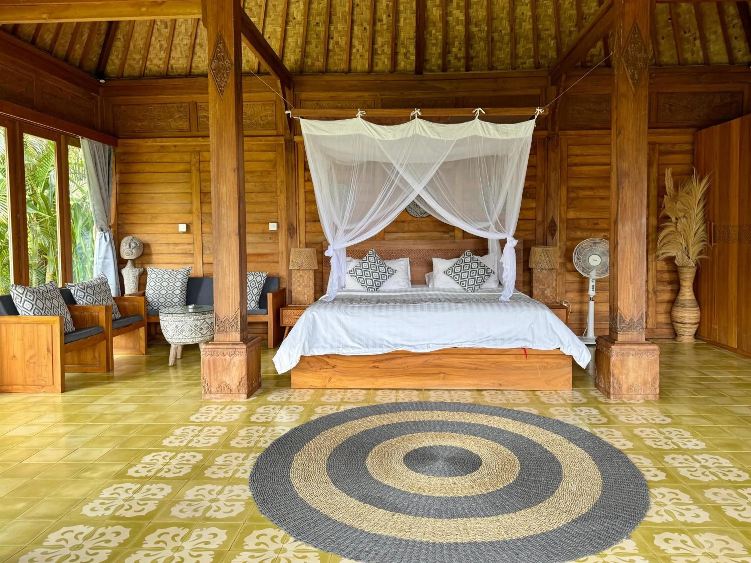 Bedroom, Bed in Sawah Indah Villa