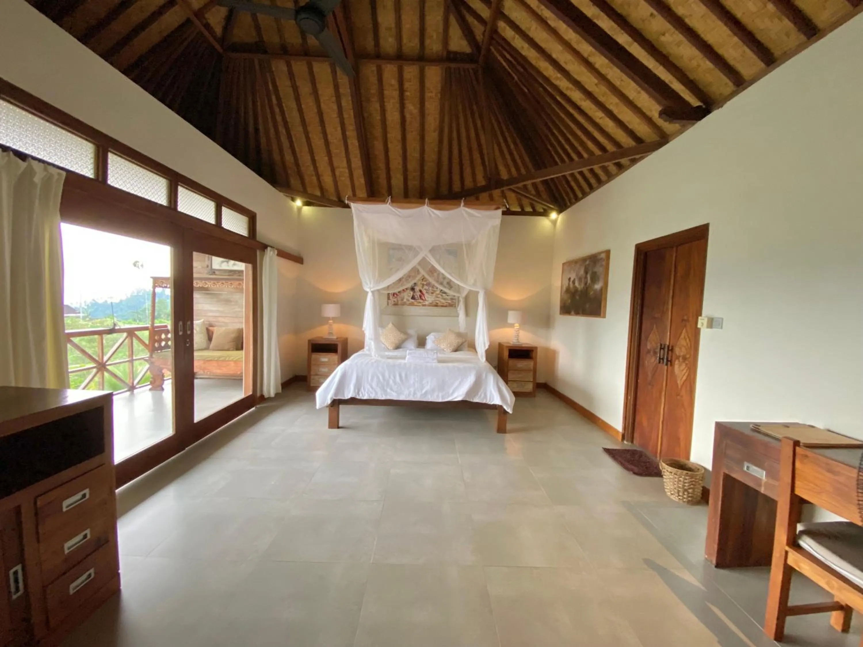 Bedroom, Bed in Sawah Indah Villa