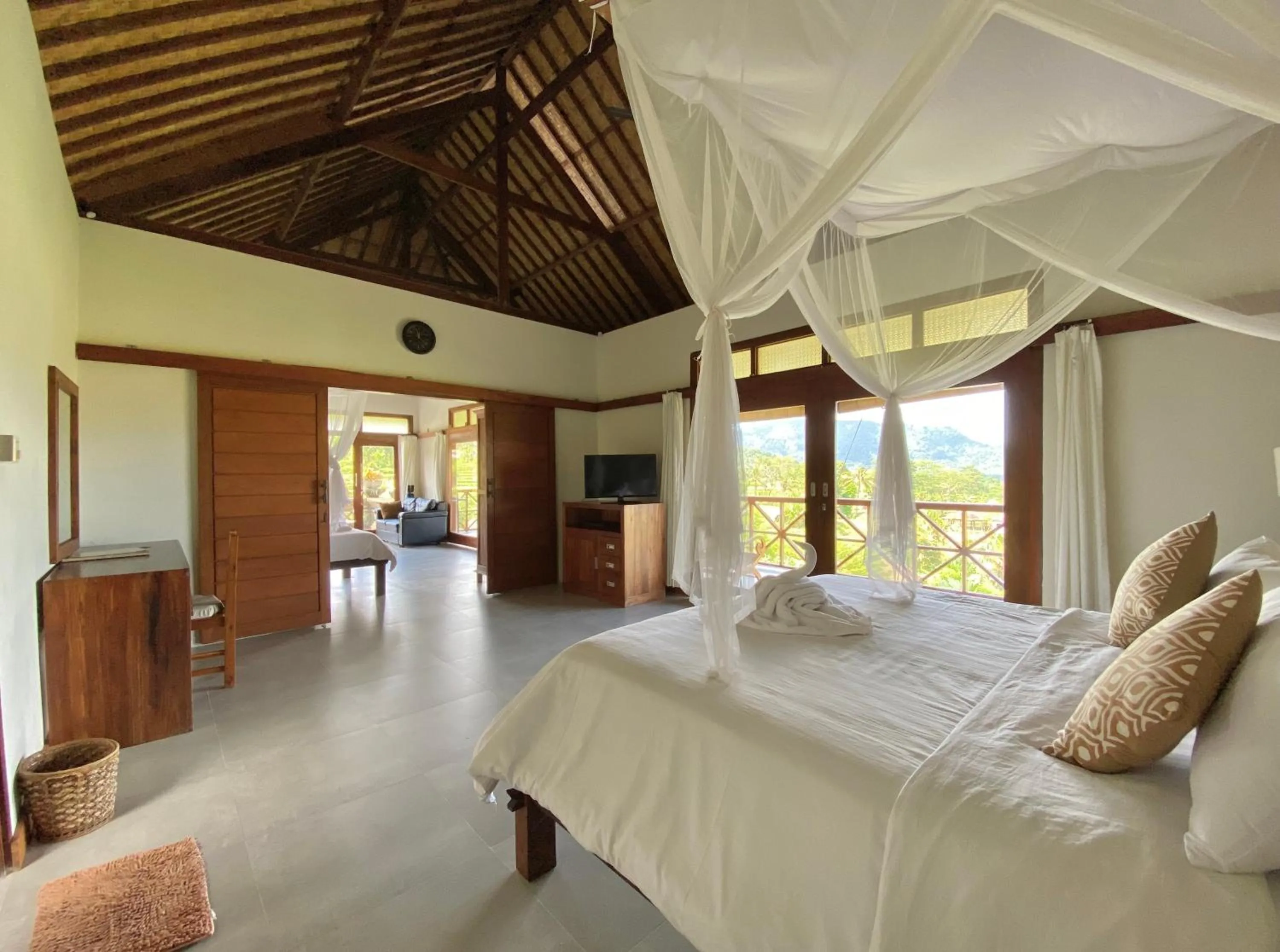 Bedroom, Bed in Sawah Indah Villa