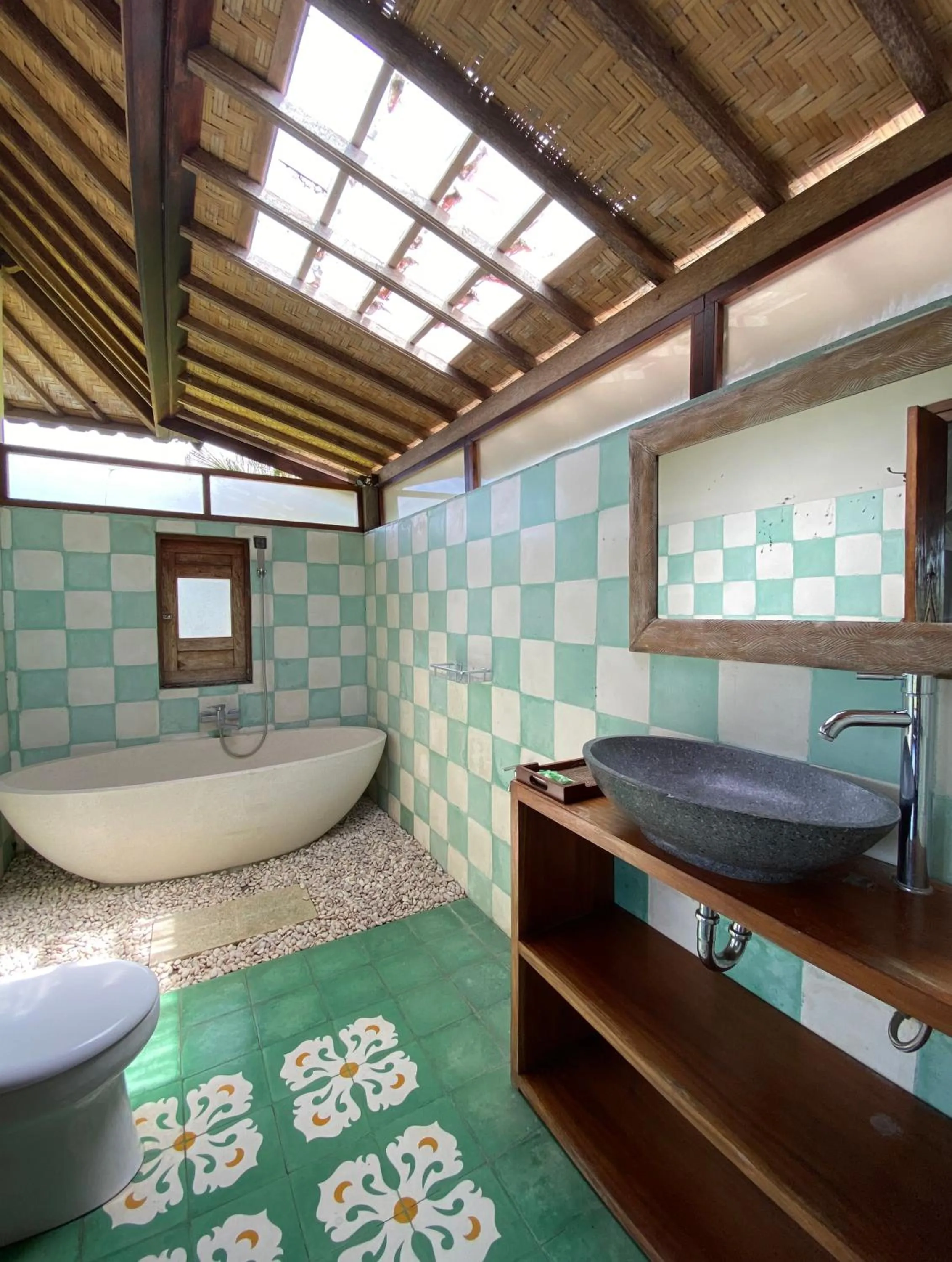 Bathroom, Bed in Sawah Indah Villa