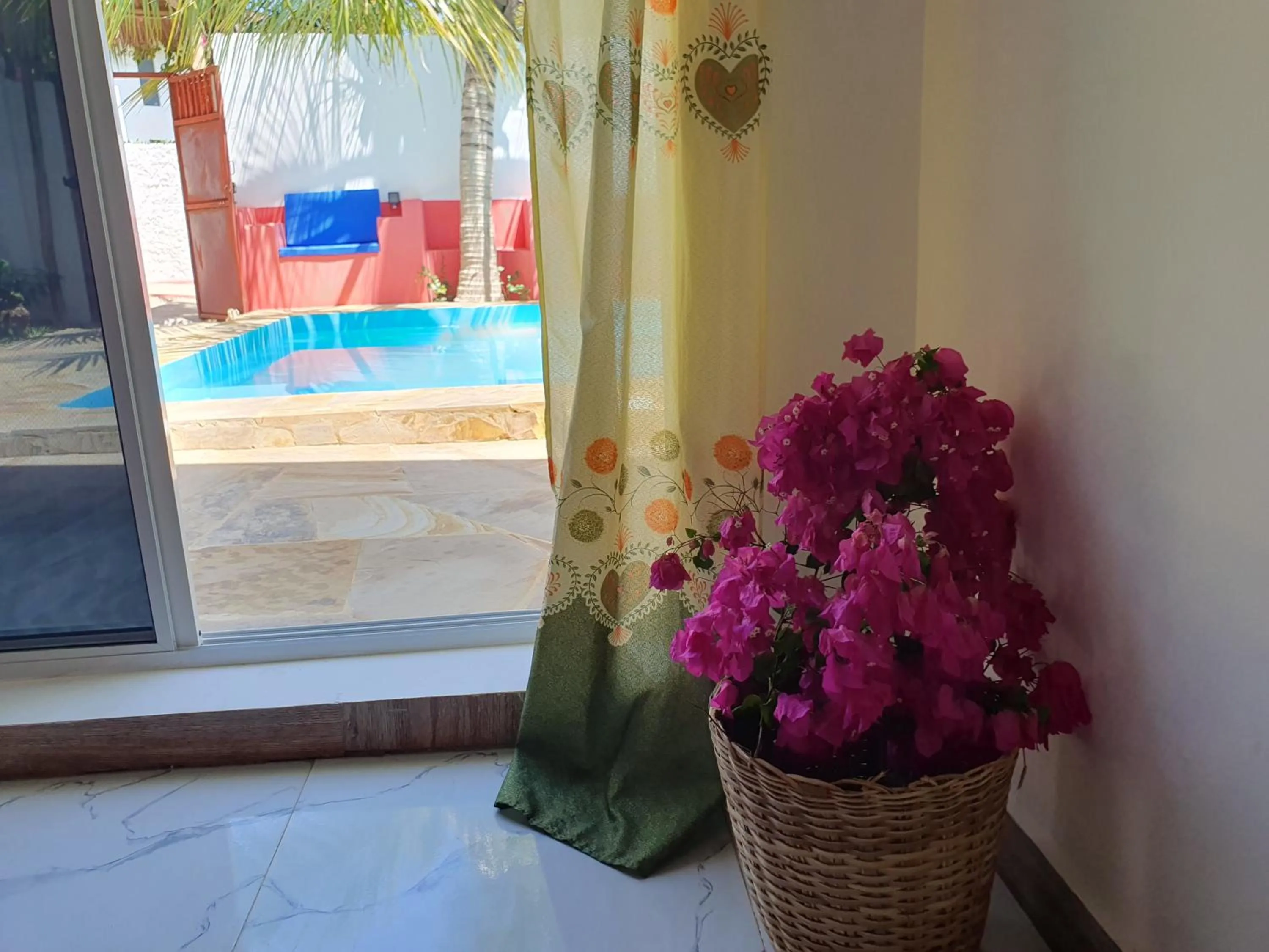 Pool view in BARIDI VILLA