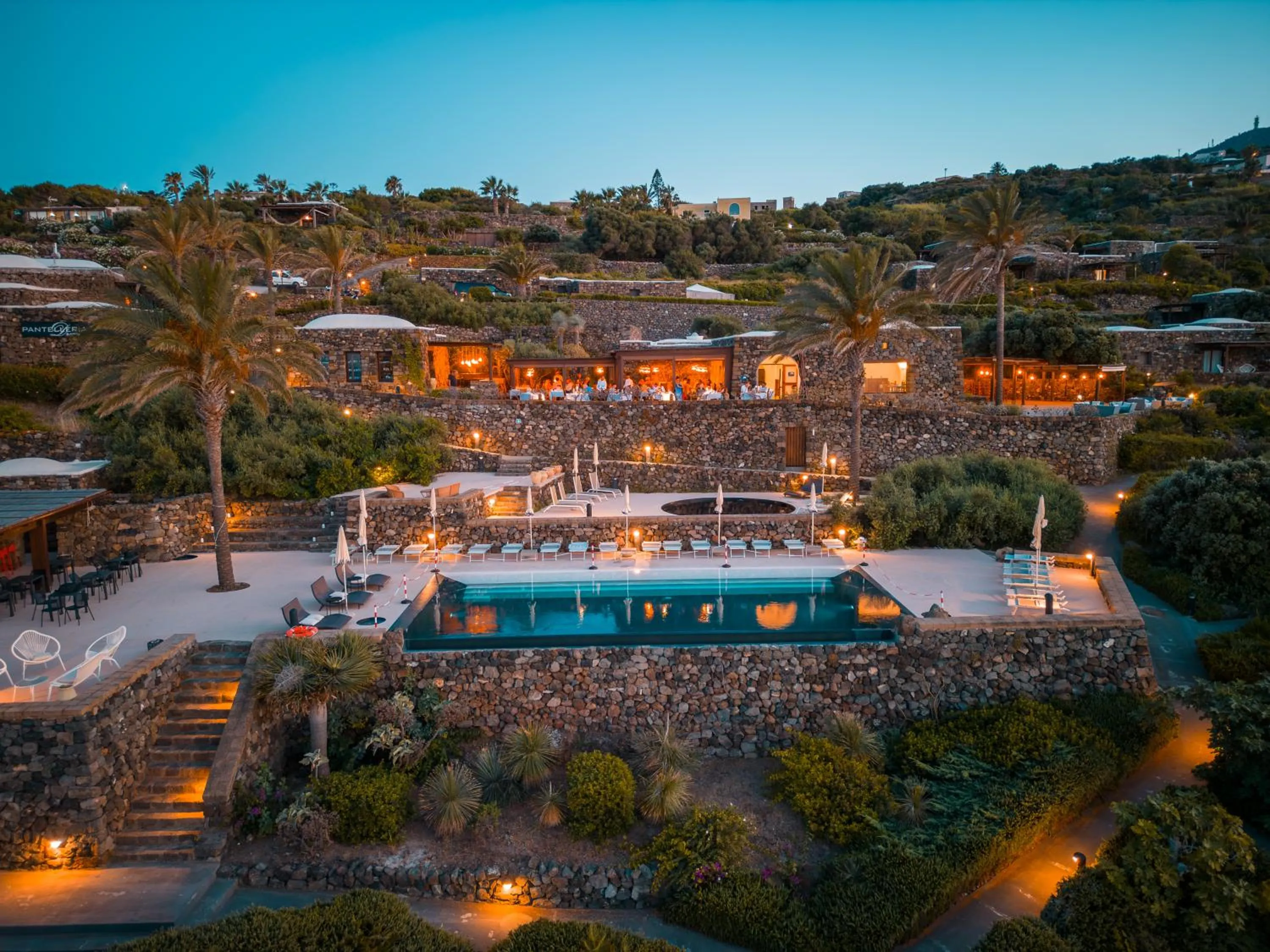Bird's eye view in Pantelleria Dream Resort