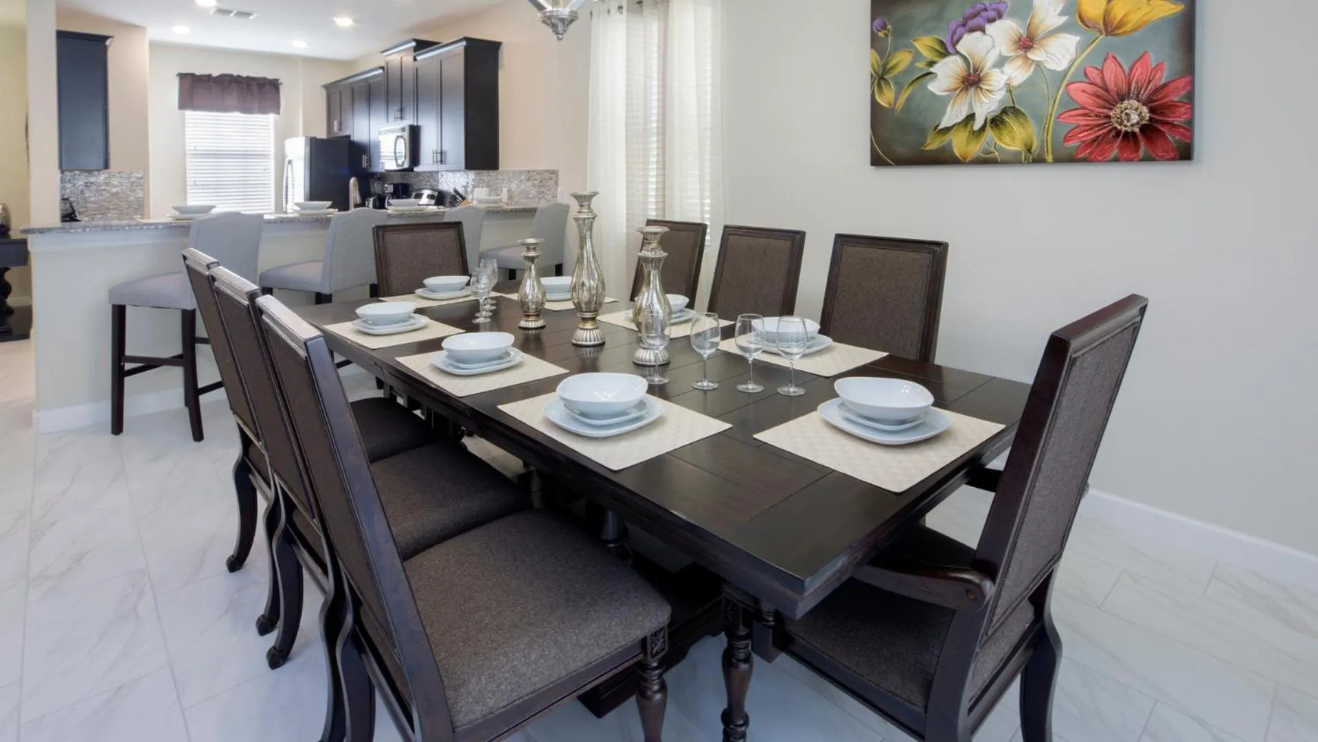Dining area in Mickeys Hideaway - 5 bed ChampionsGate pool home