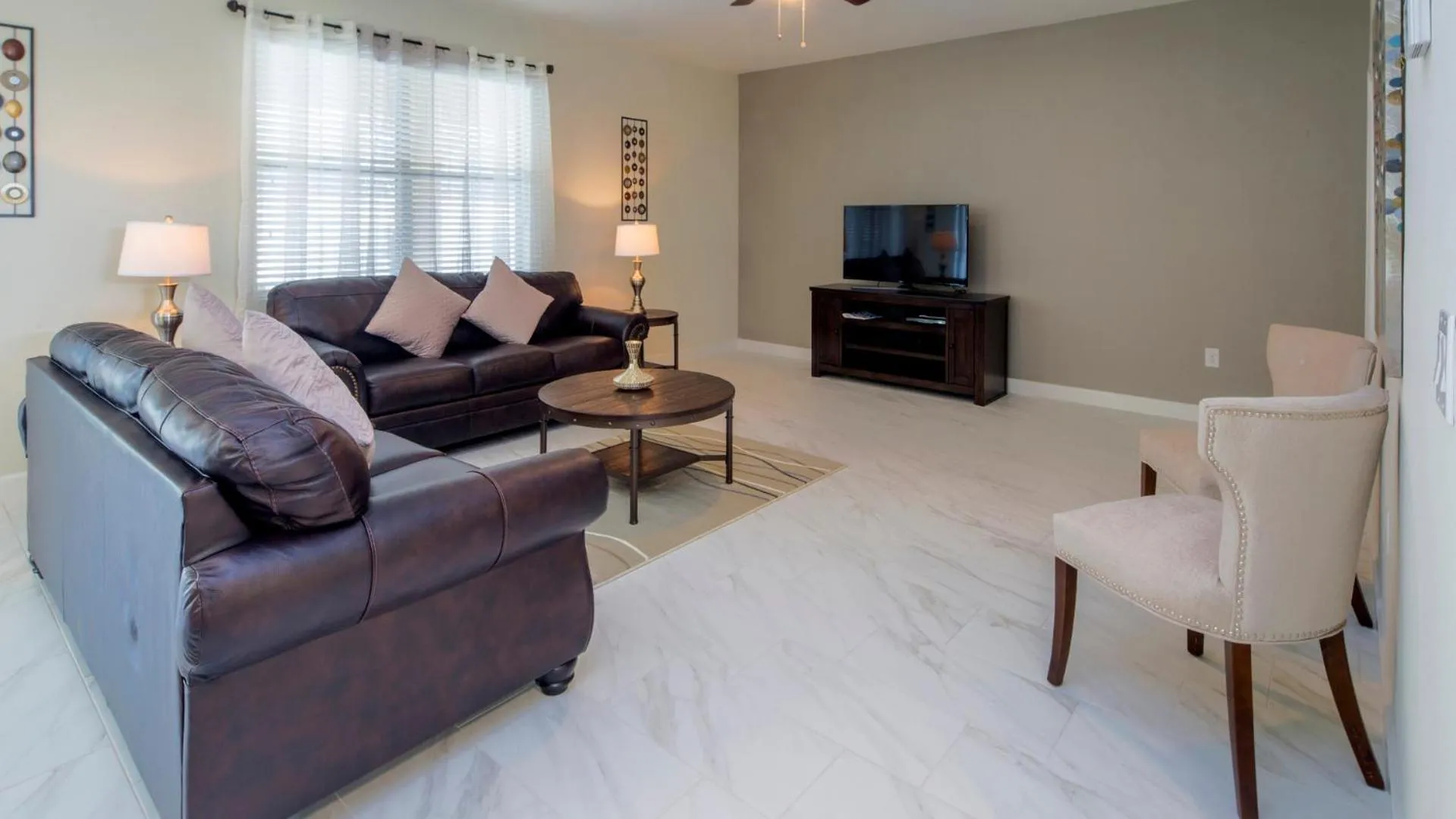 Living room in Mickeys Hideaway - 5 bed ChampionsGate pool home