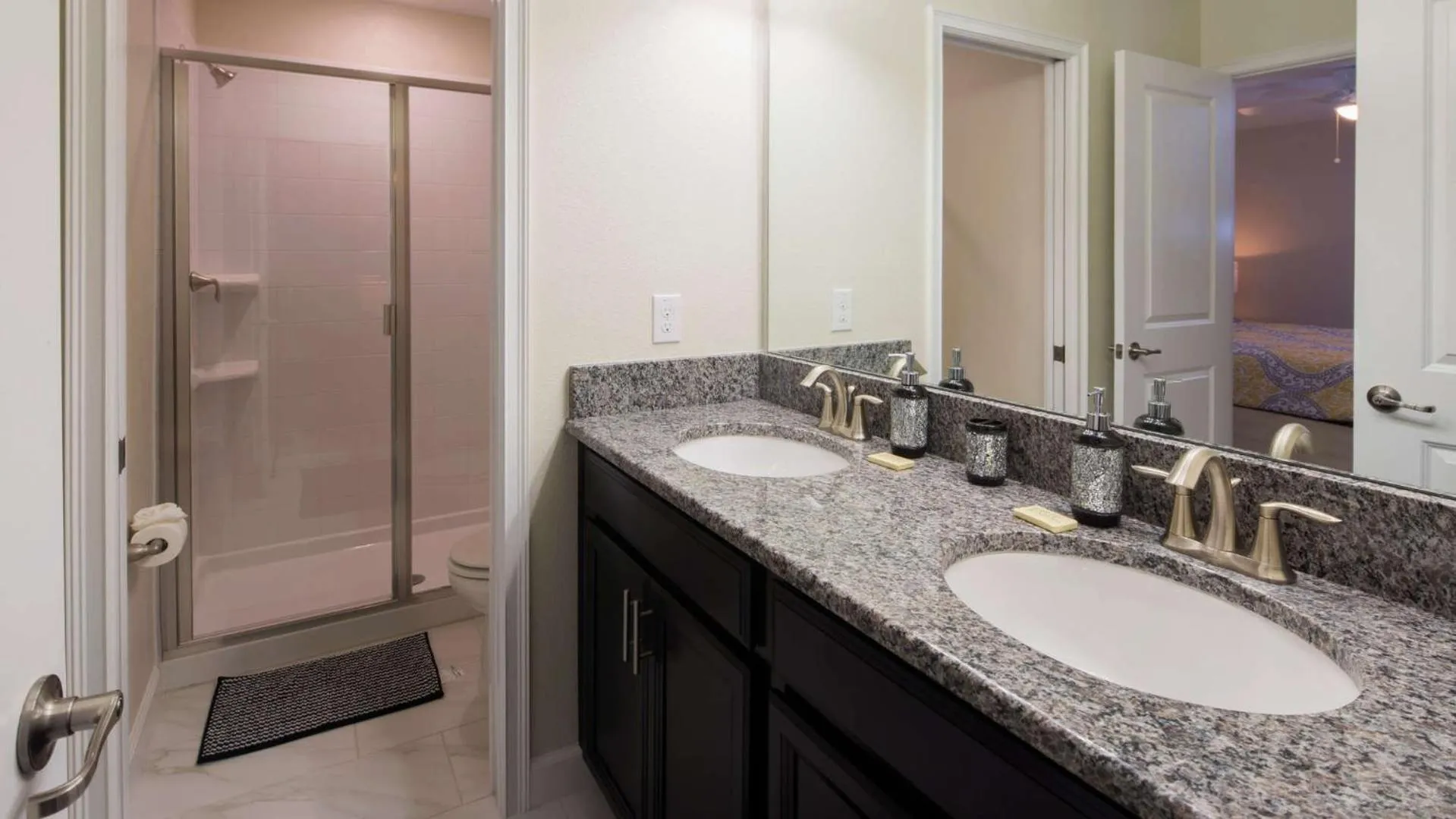 Shower in Mickeys Hideaway - 5 bed ChampionsGate pool home