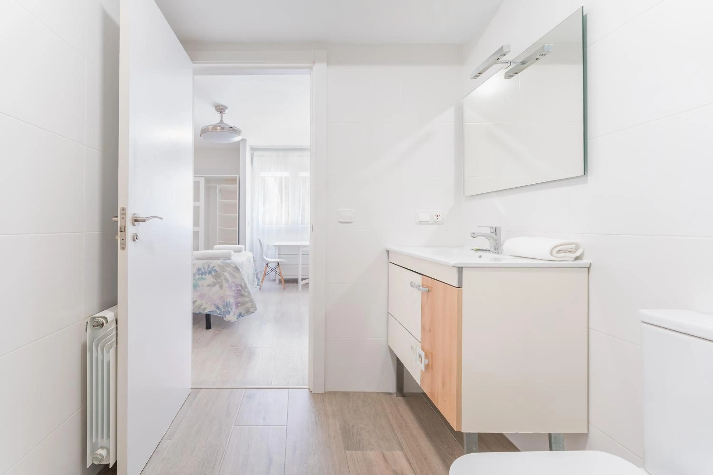 Toilet, Bed in Estudios los Arcos