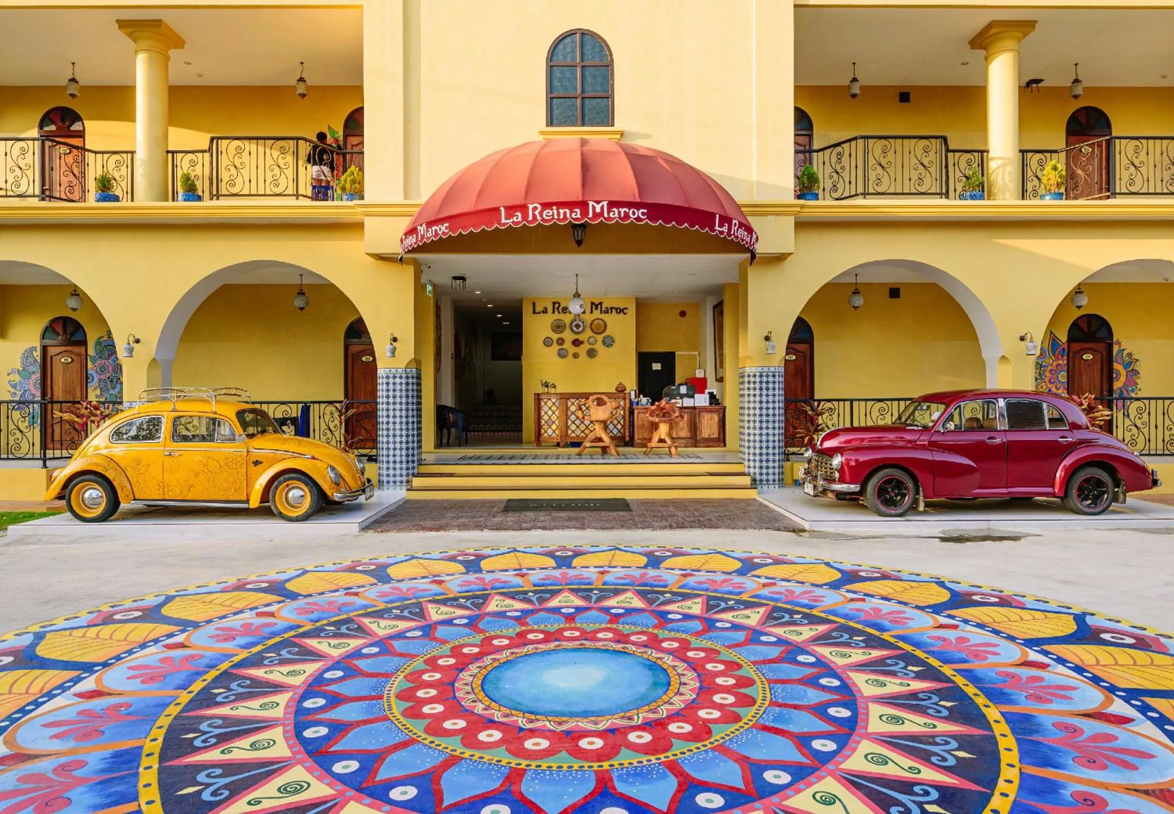 Facade/entrance in La Reina Maroc Hotel ปากช่อง เขาใหญ่