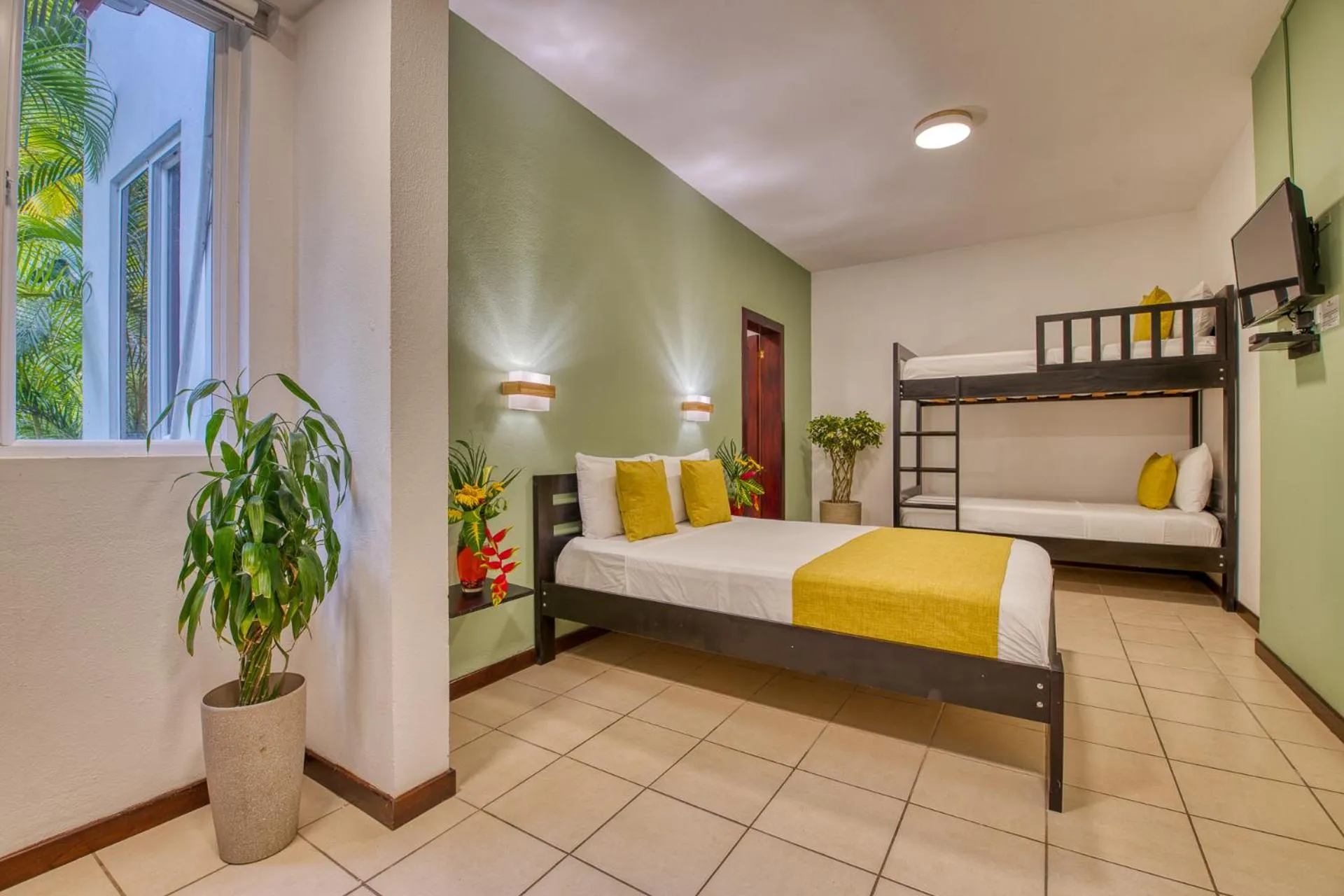Bed in Terrazas del Caribe Hotel