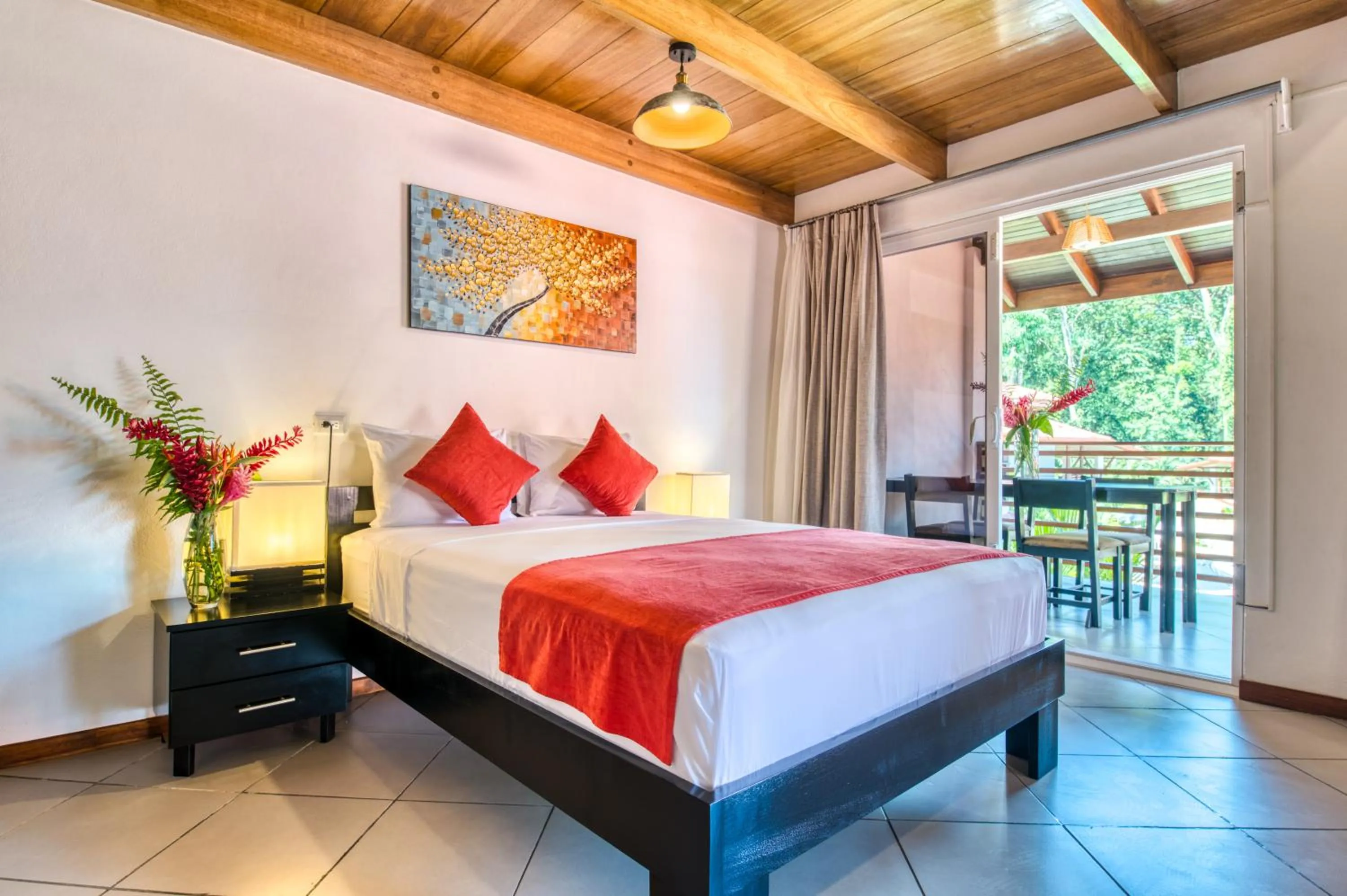 Bed in Terrazas del Caribe Hotel