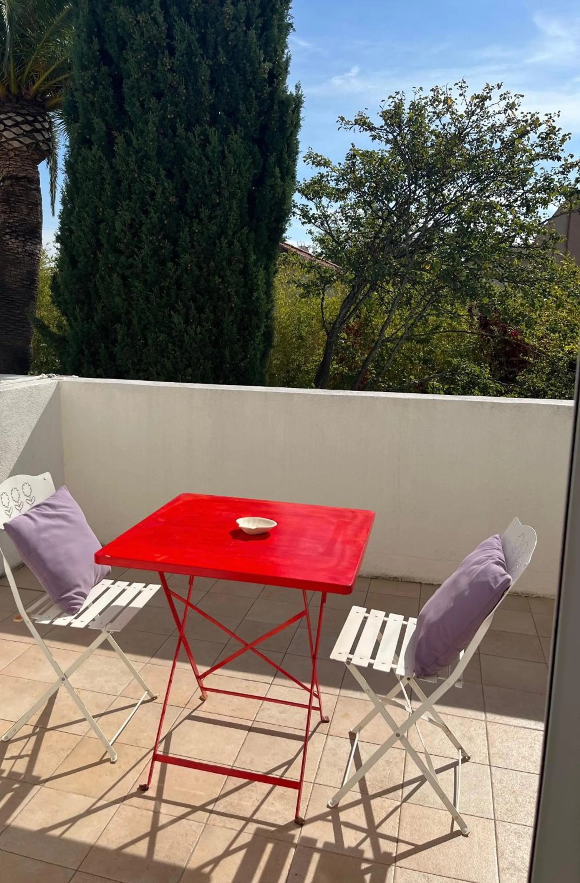Balcony/Terrace in hôtel Le Synaya