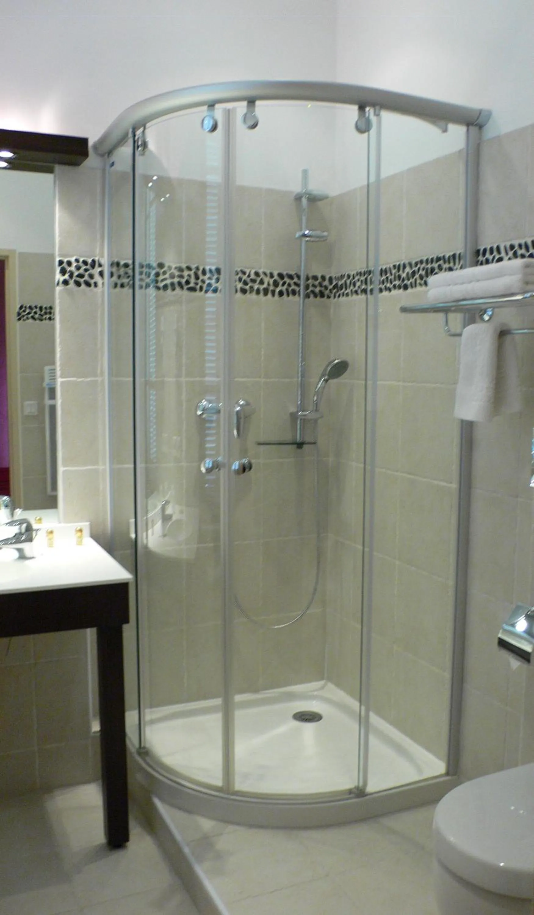 Shower in hôtel Le Synaya