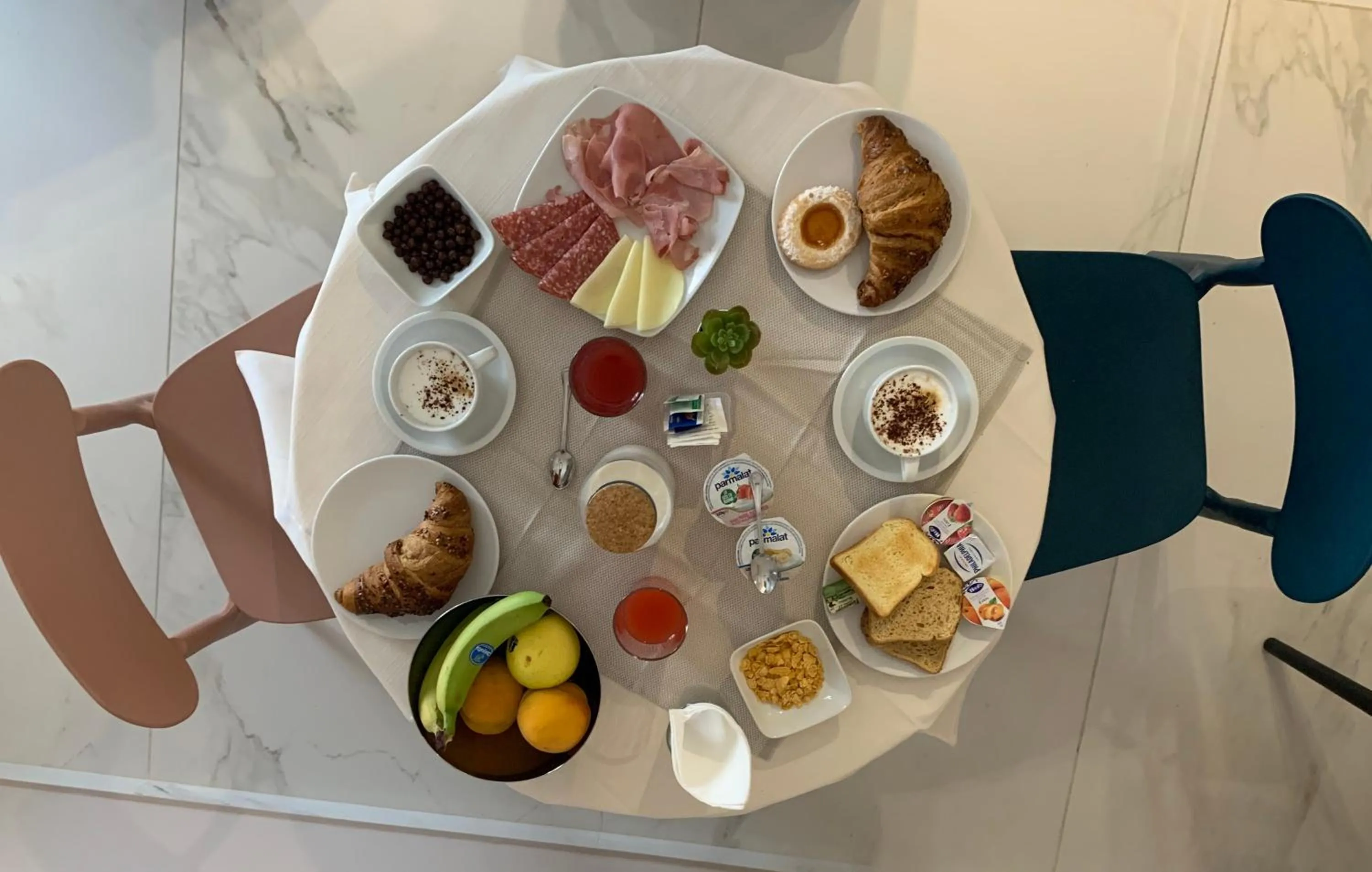 Continental breakfast in Eolian Port B&B