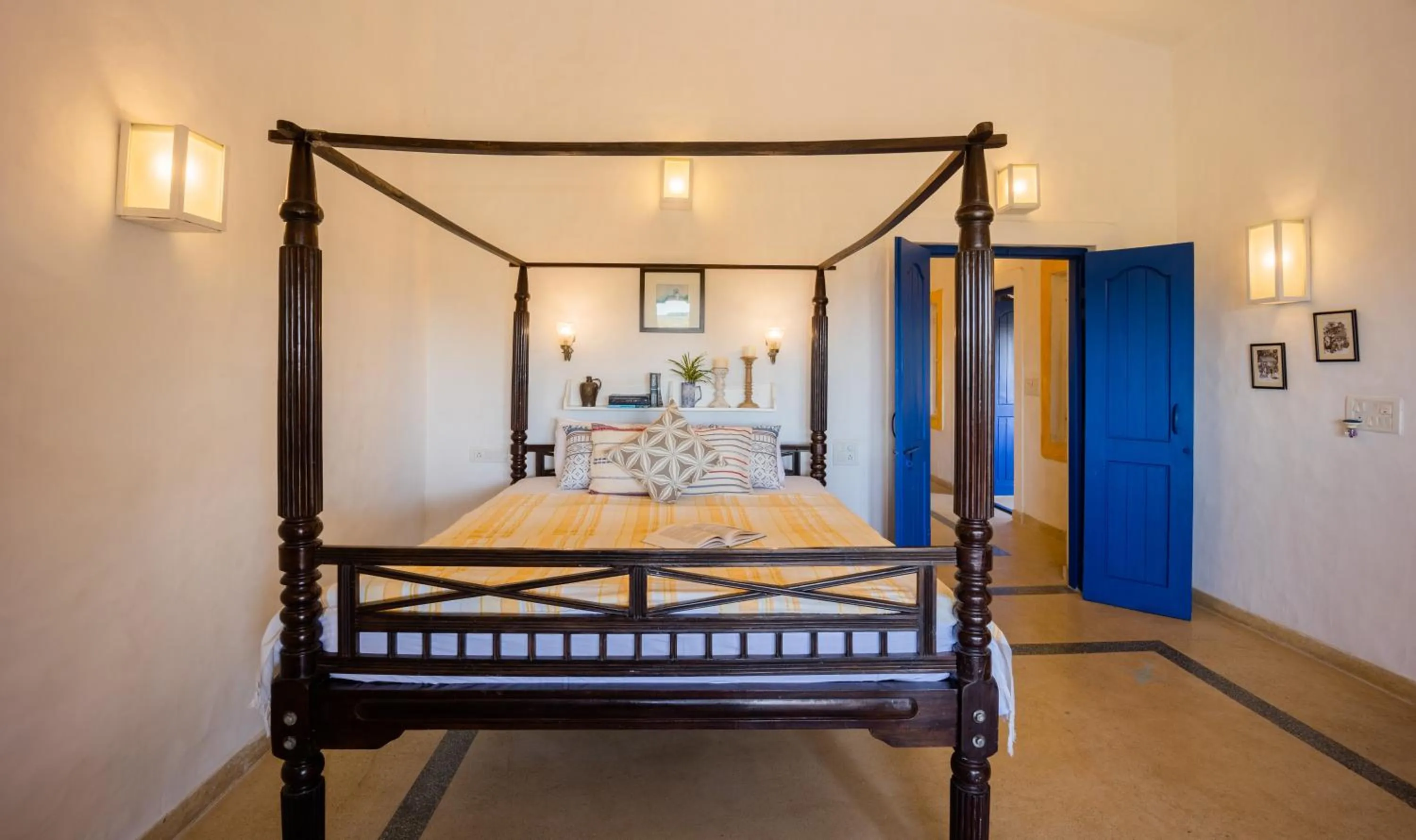 Bedroom, Bed in Wildflower Villas - All Villa Hotel, Family Run