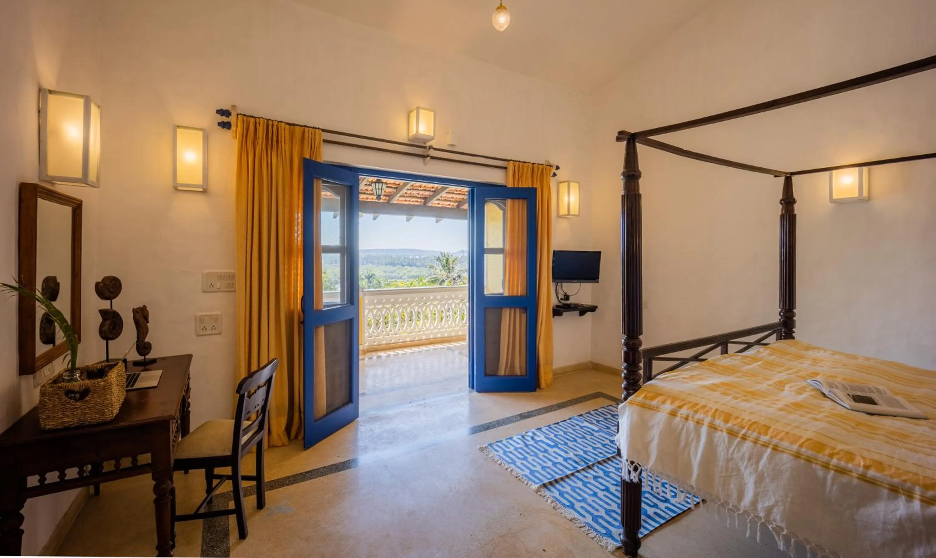 Bedroom, Bed in Wildflower Villas - All Villa Hotel, Family Run