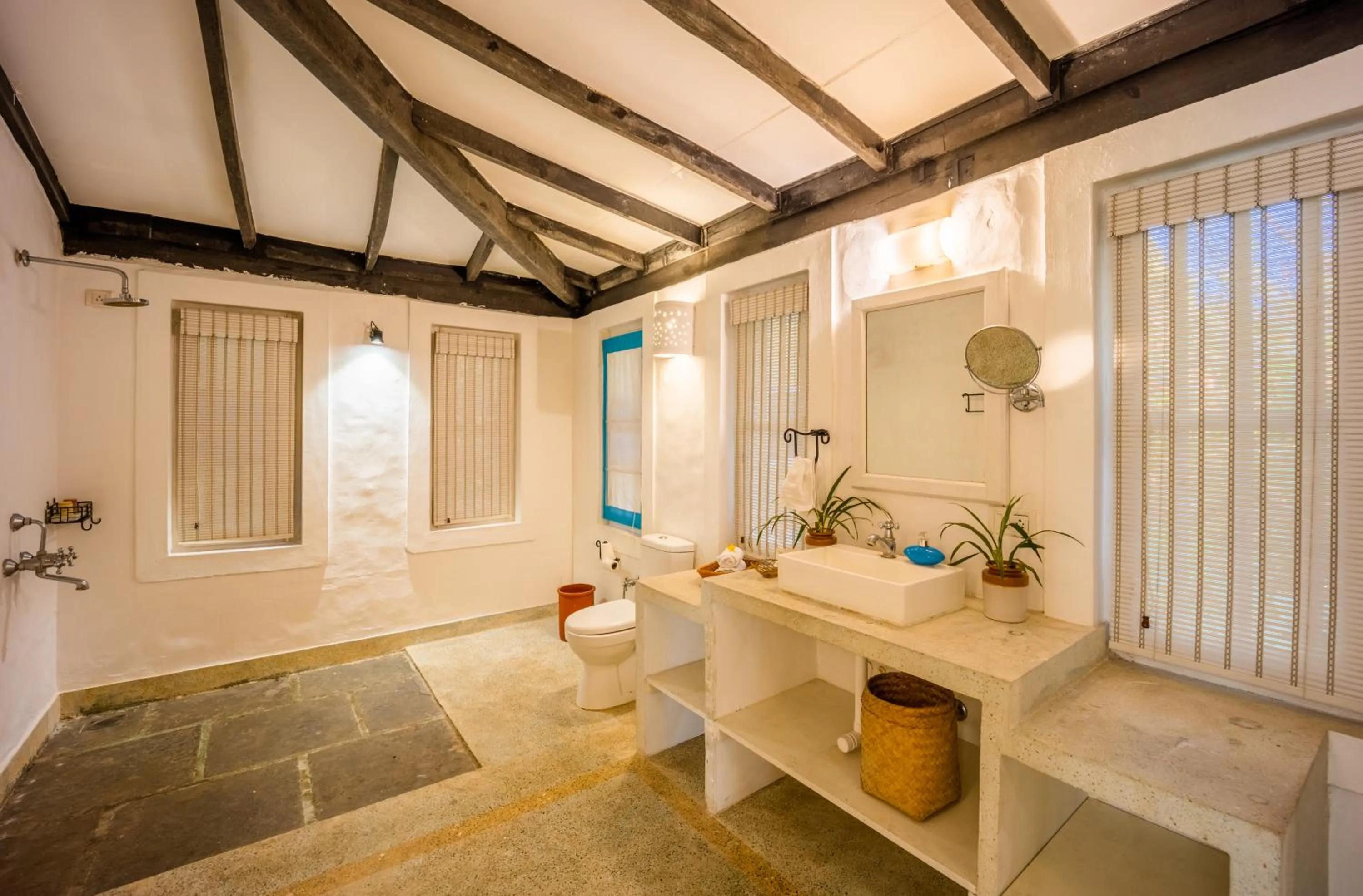 Bathroom in Wildflower Villas - All Villa Hotel, Family Run