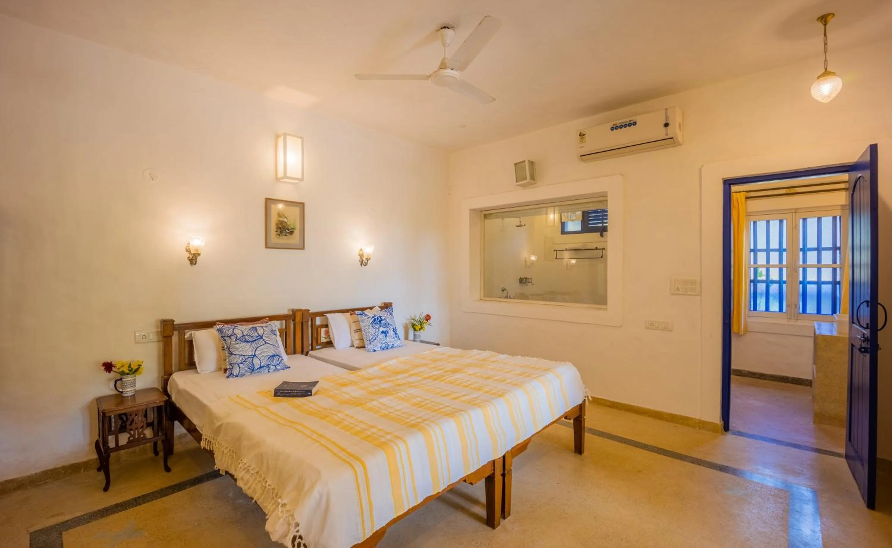 Bedroom, Bed in Wildflower Villas - All Villa Hotel, Family Run