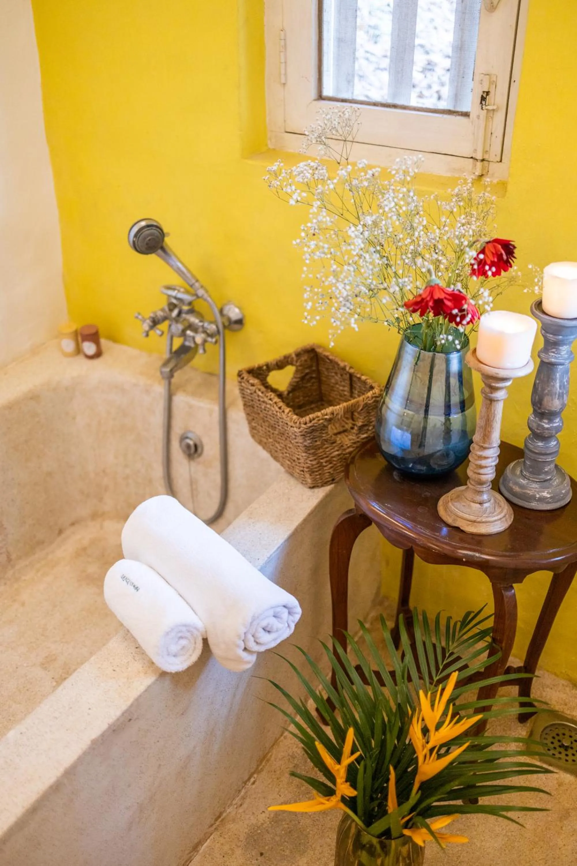 Bathroom in Wildflower Villas - All Villa Hotel, Family Run