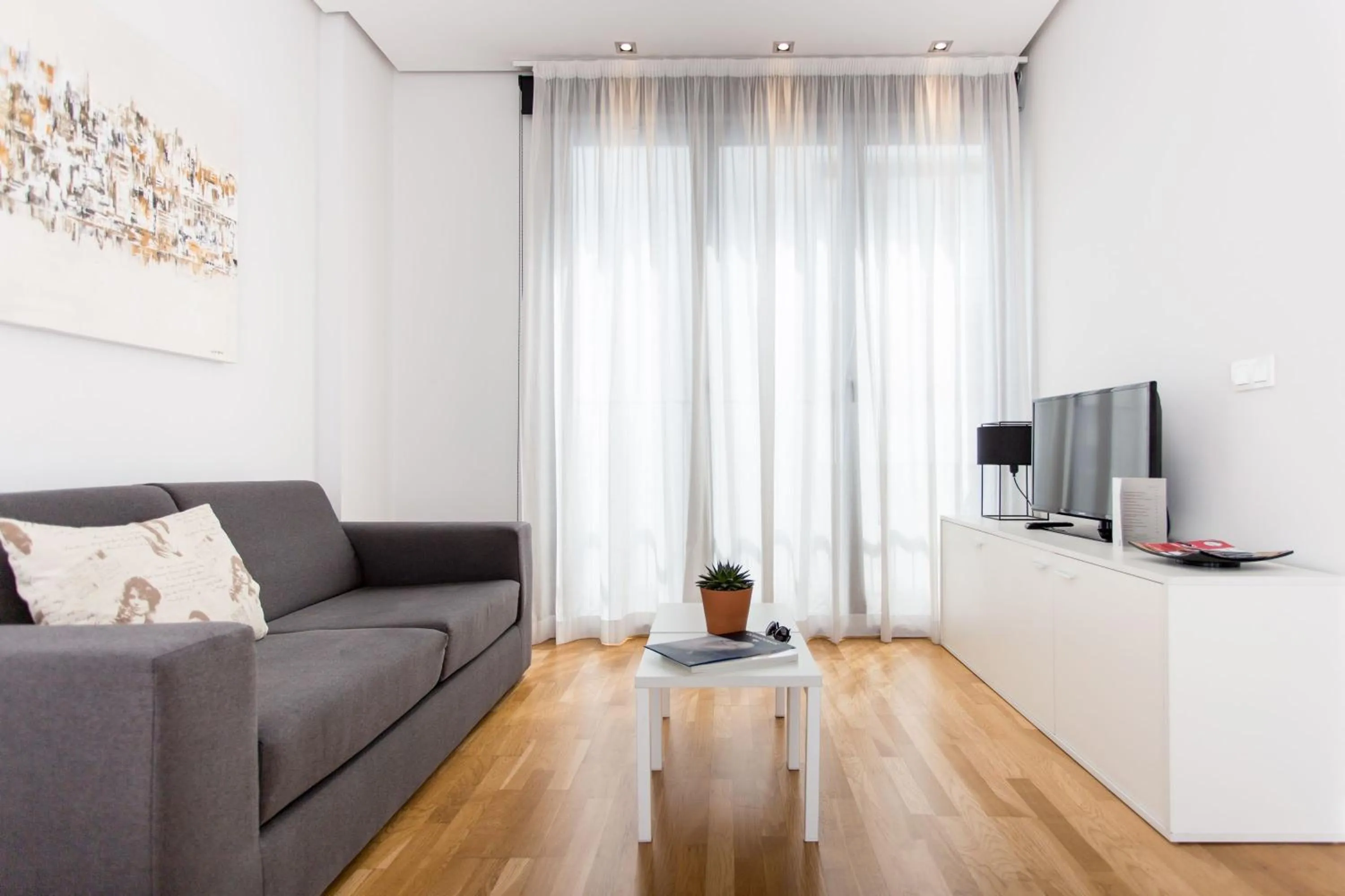 Seating area in Mon Suites Catedral