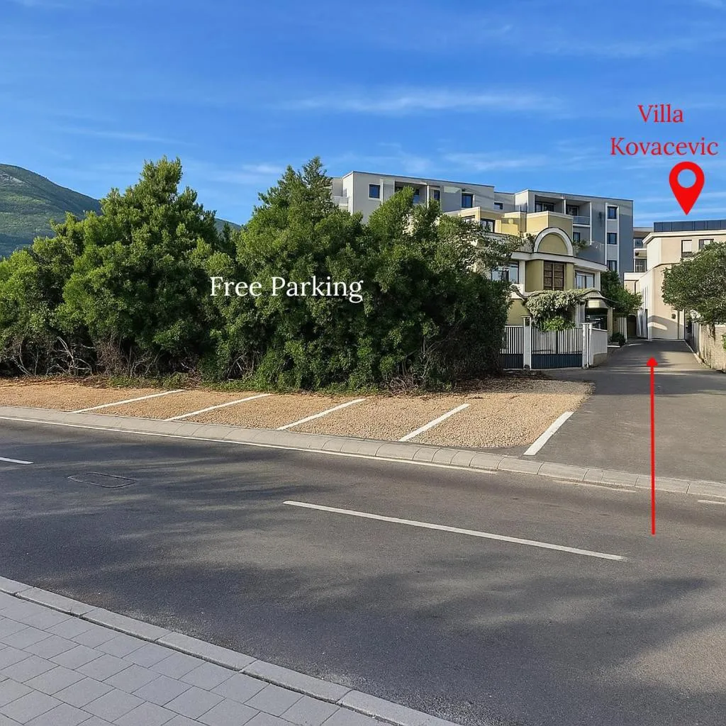 Parking in Villa Kovacevic