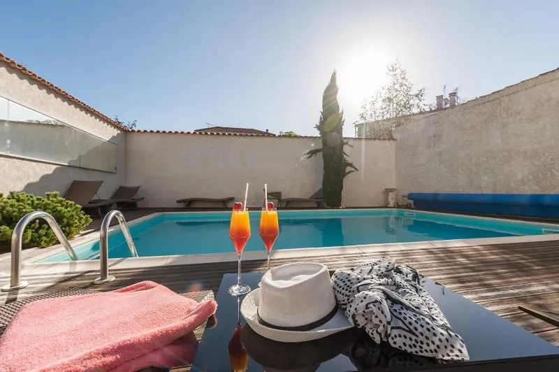 Swimming pool in Hôtel de la Plage