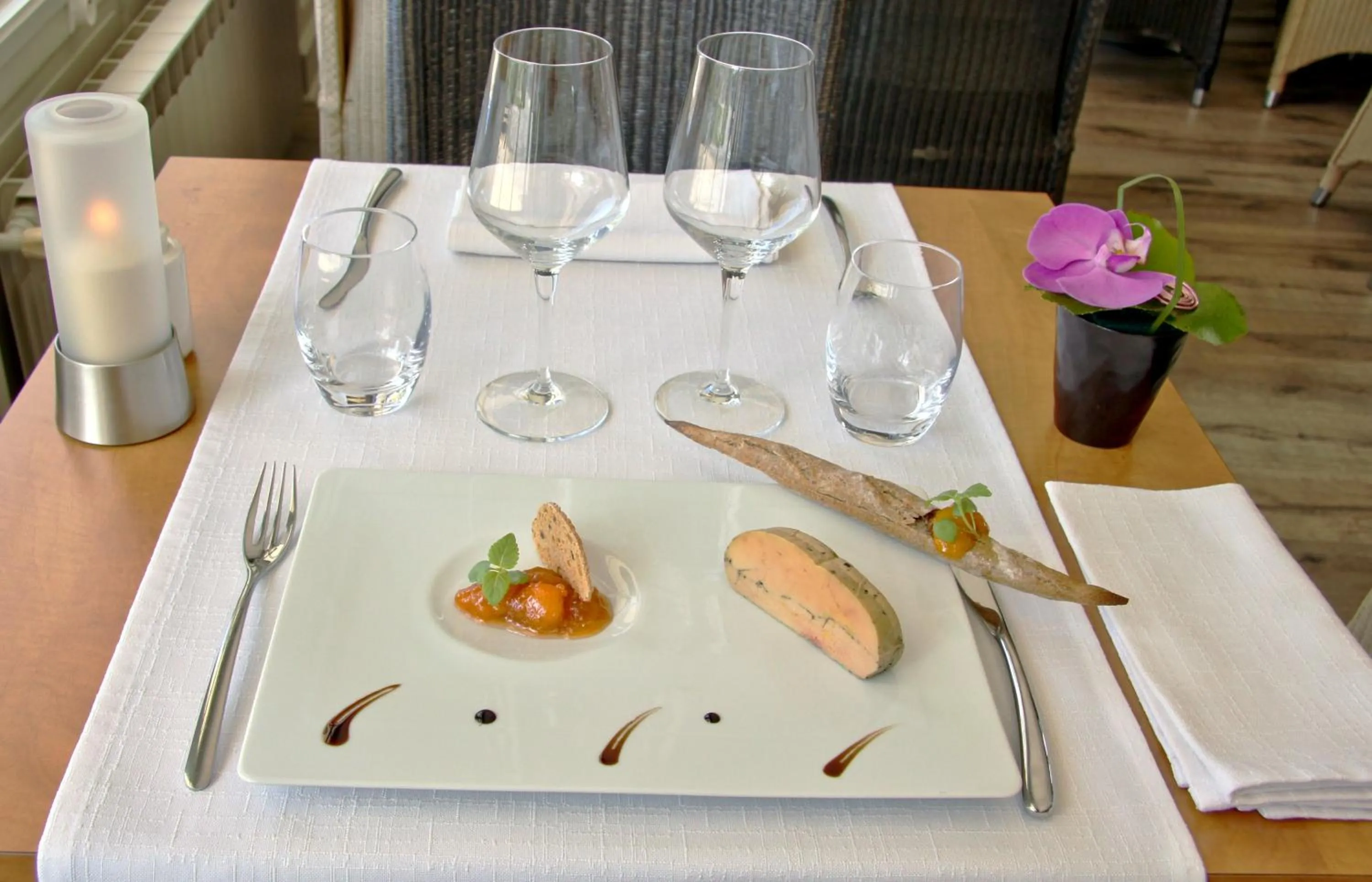 Food in Hôtel de la Plage