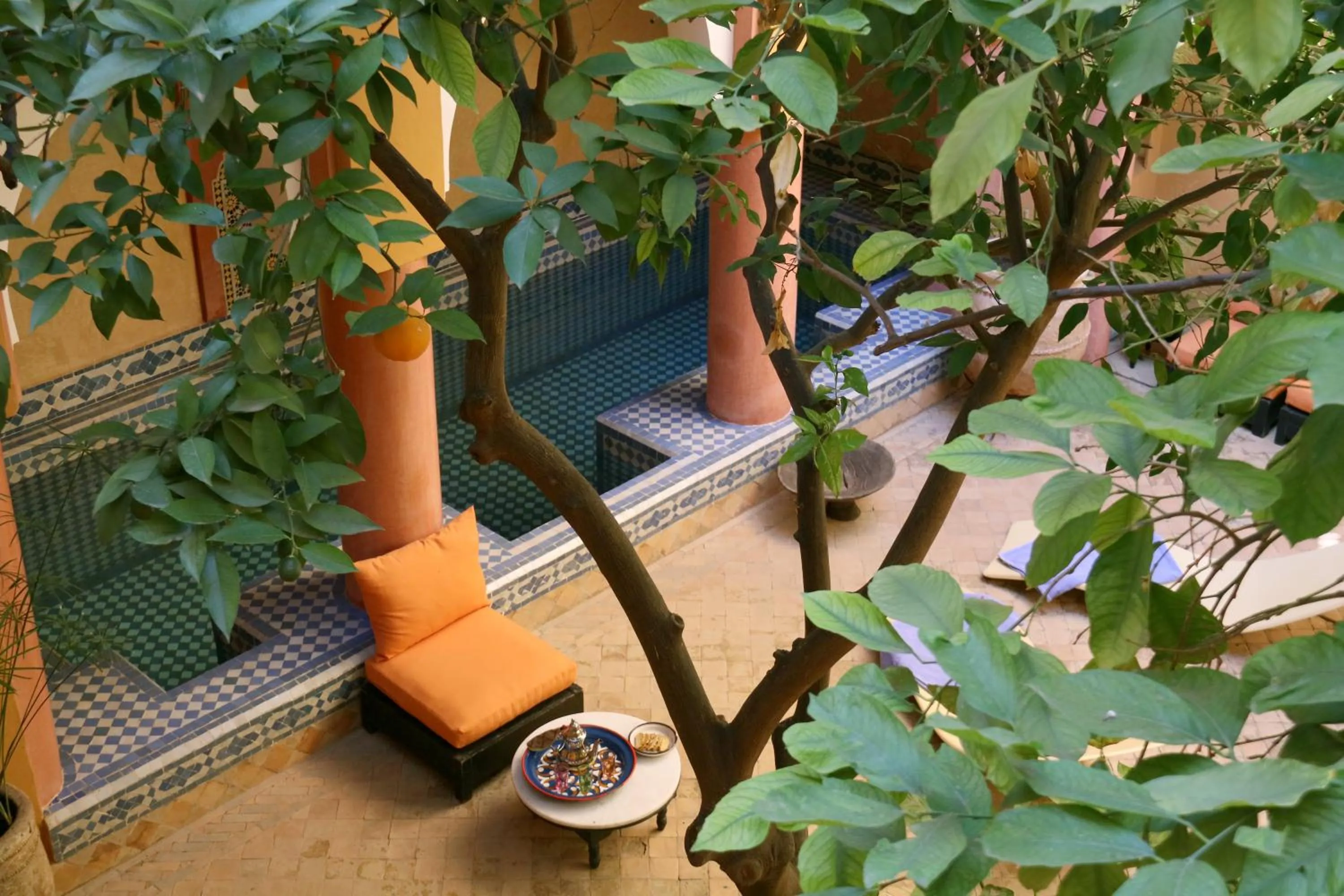 Pool view in Ryad El Borj